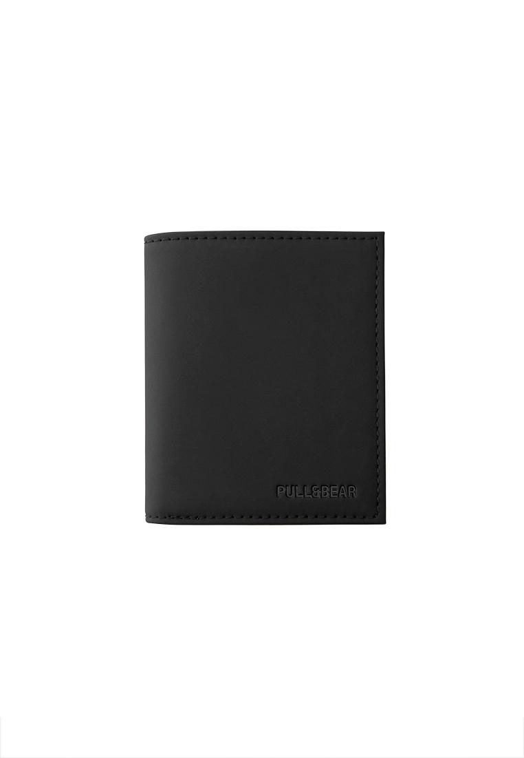 Rubberised wallet — Black