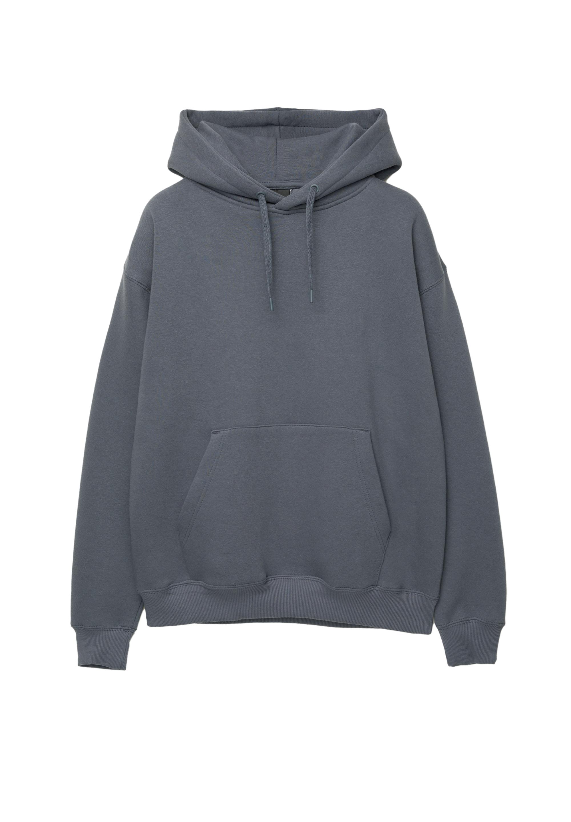 Basic kapüşonlu sweatshirt - Görsel 10