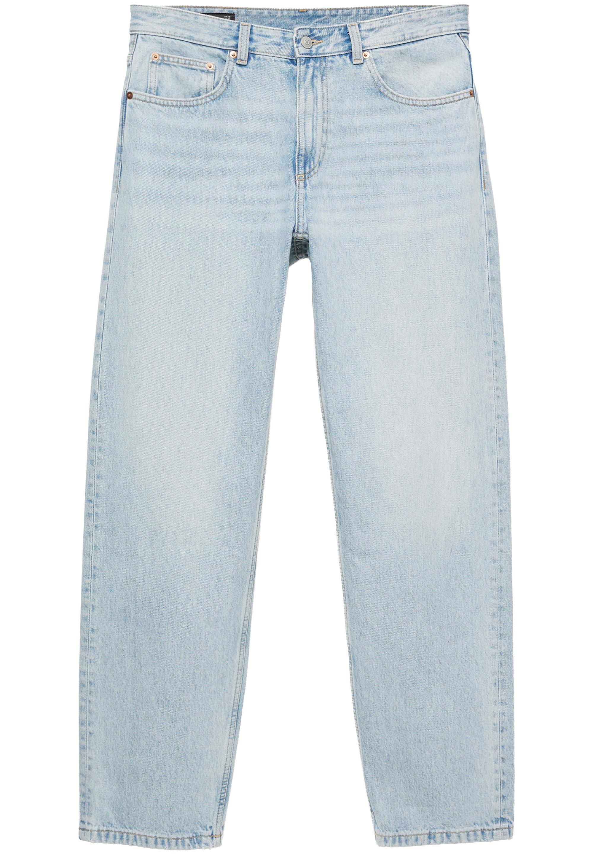 Straight-leg jeans — Pale indigo