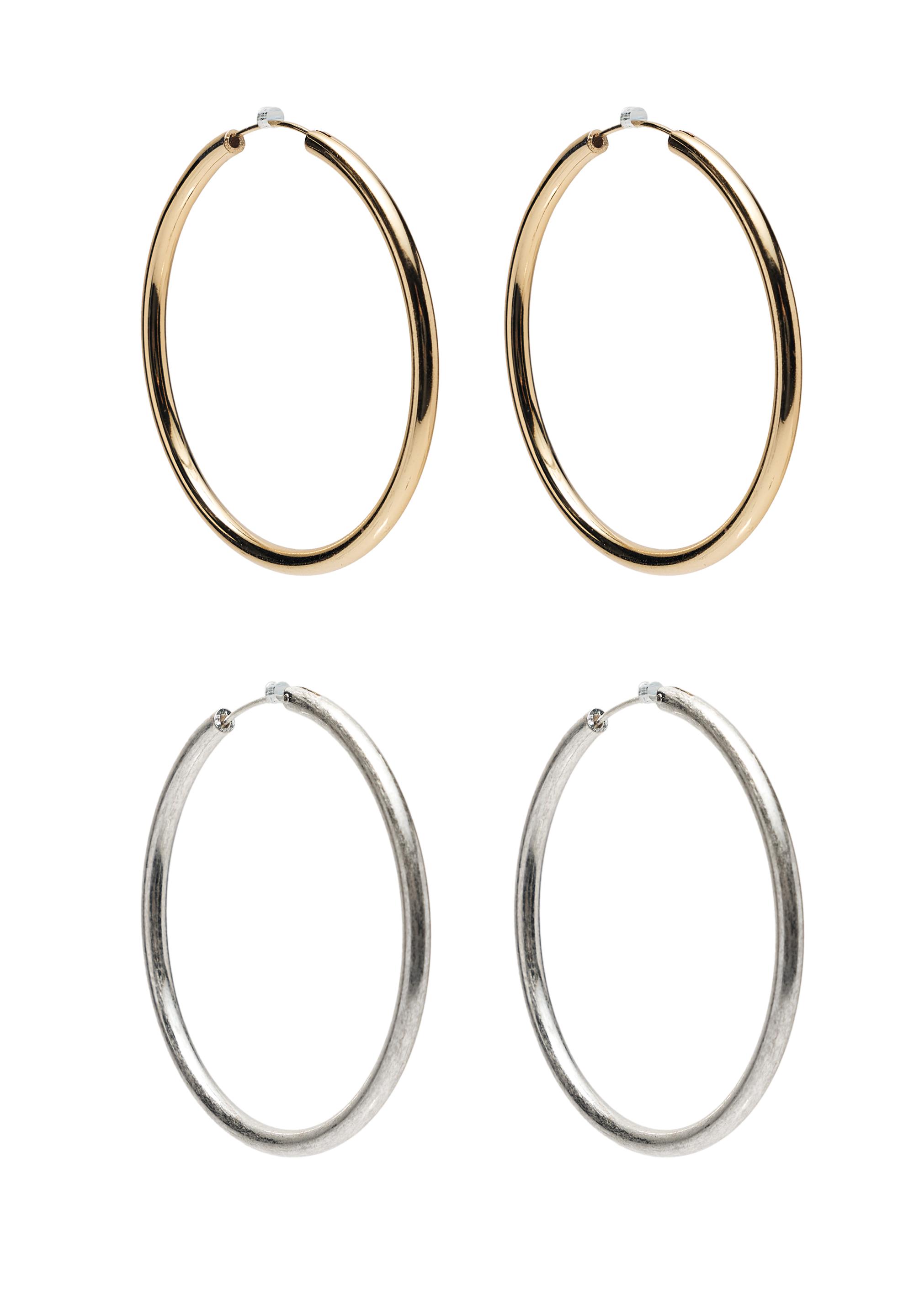 Basic hoop earrings — Gold