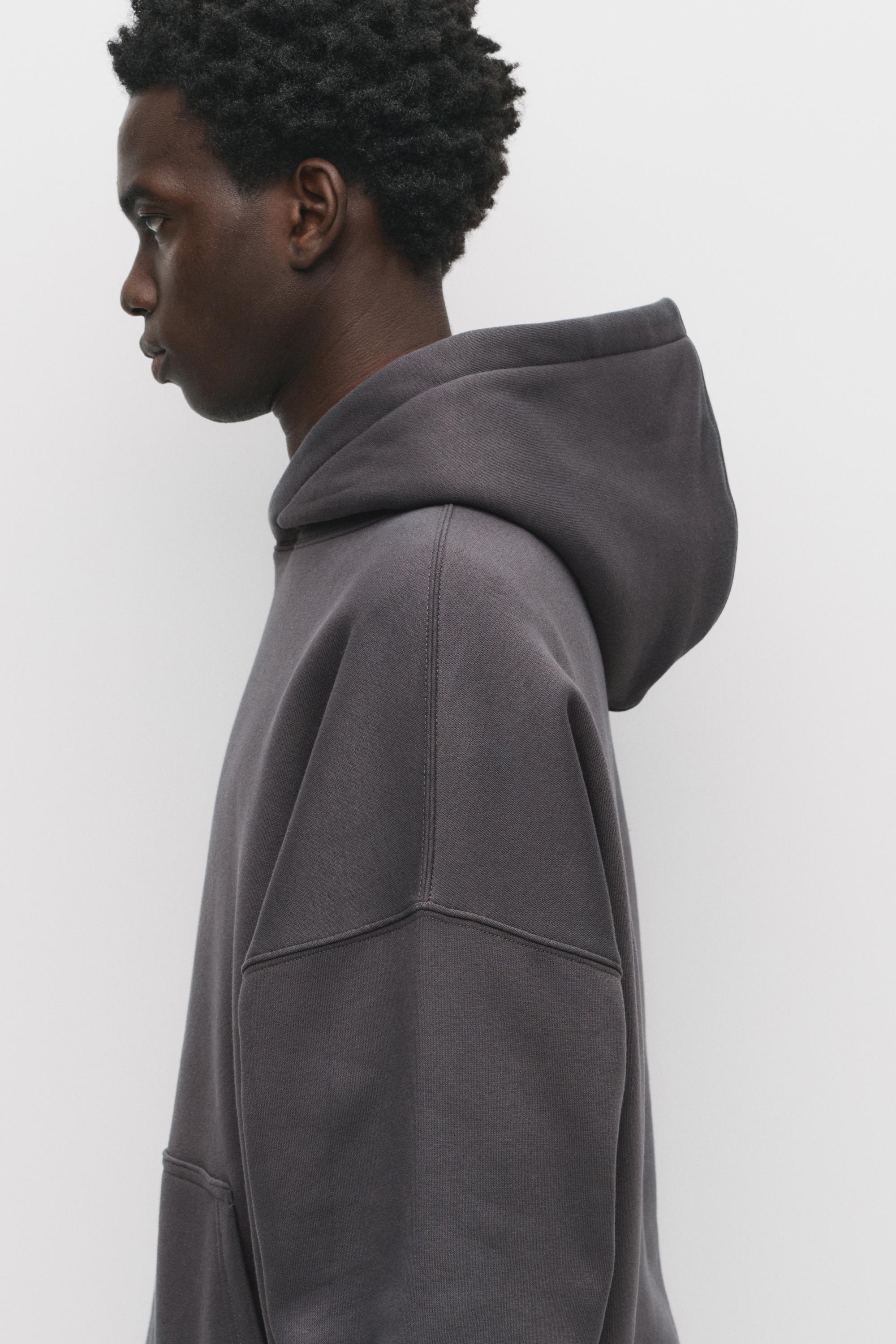 Basic kapüşonlu sweatshirt - Görsel 87