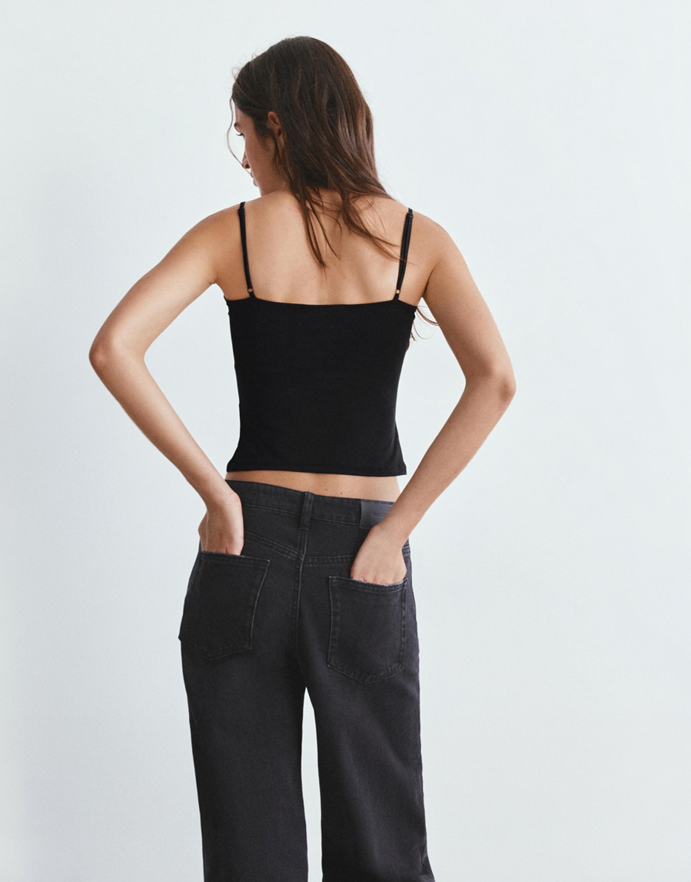 Basic top with adjustable straps — Black