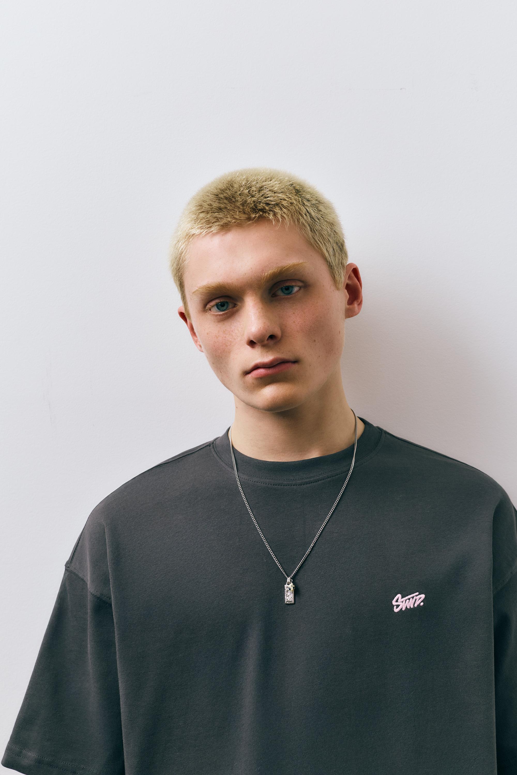 STWD logolu salaş t-shirt - Görsel 31