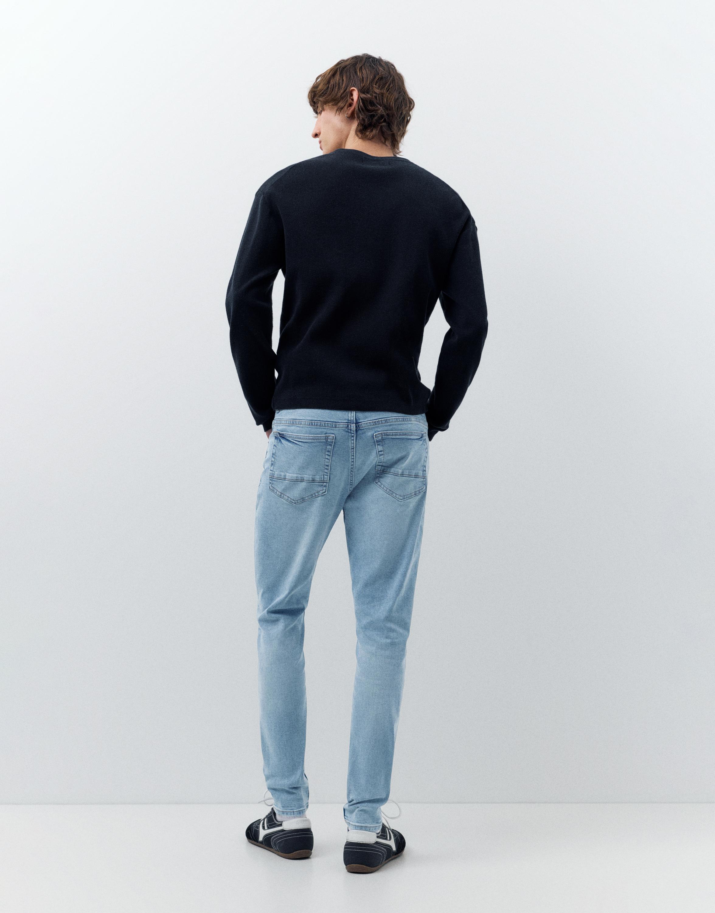 Basic skinny jeans — Pale indigo