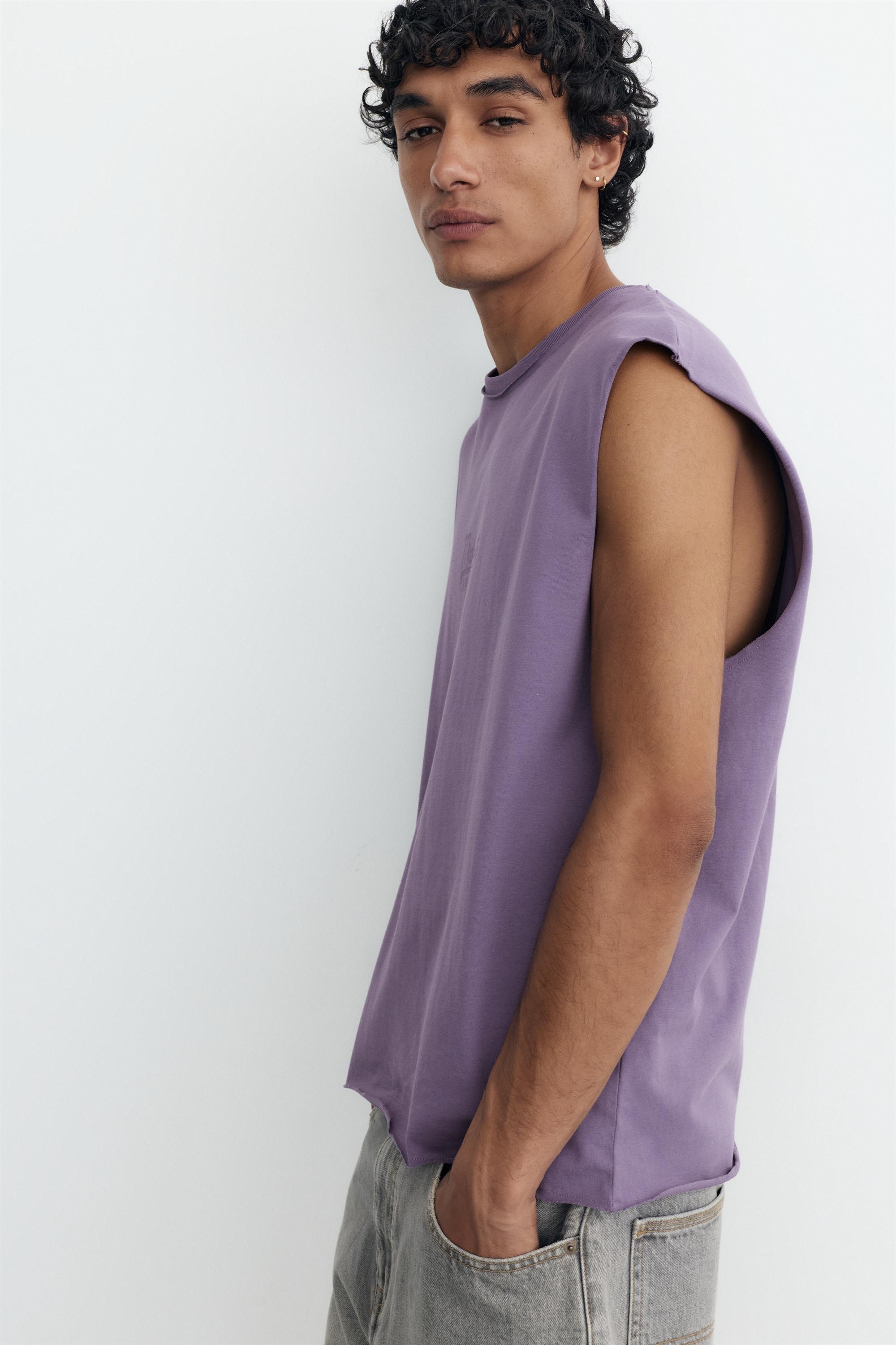 Midwest graphic tank top — Mulberry