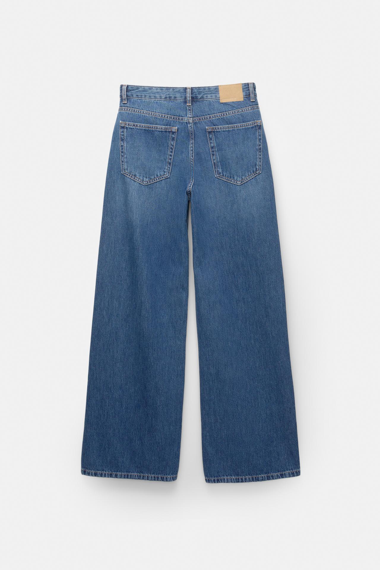 Low-rise baggy jeans — Dark blue