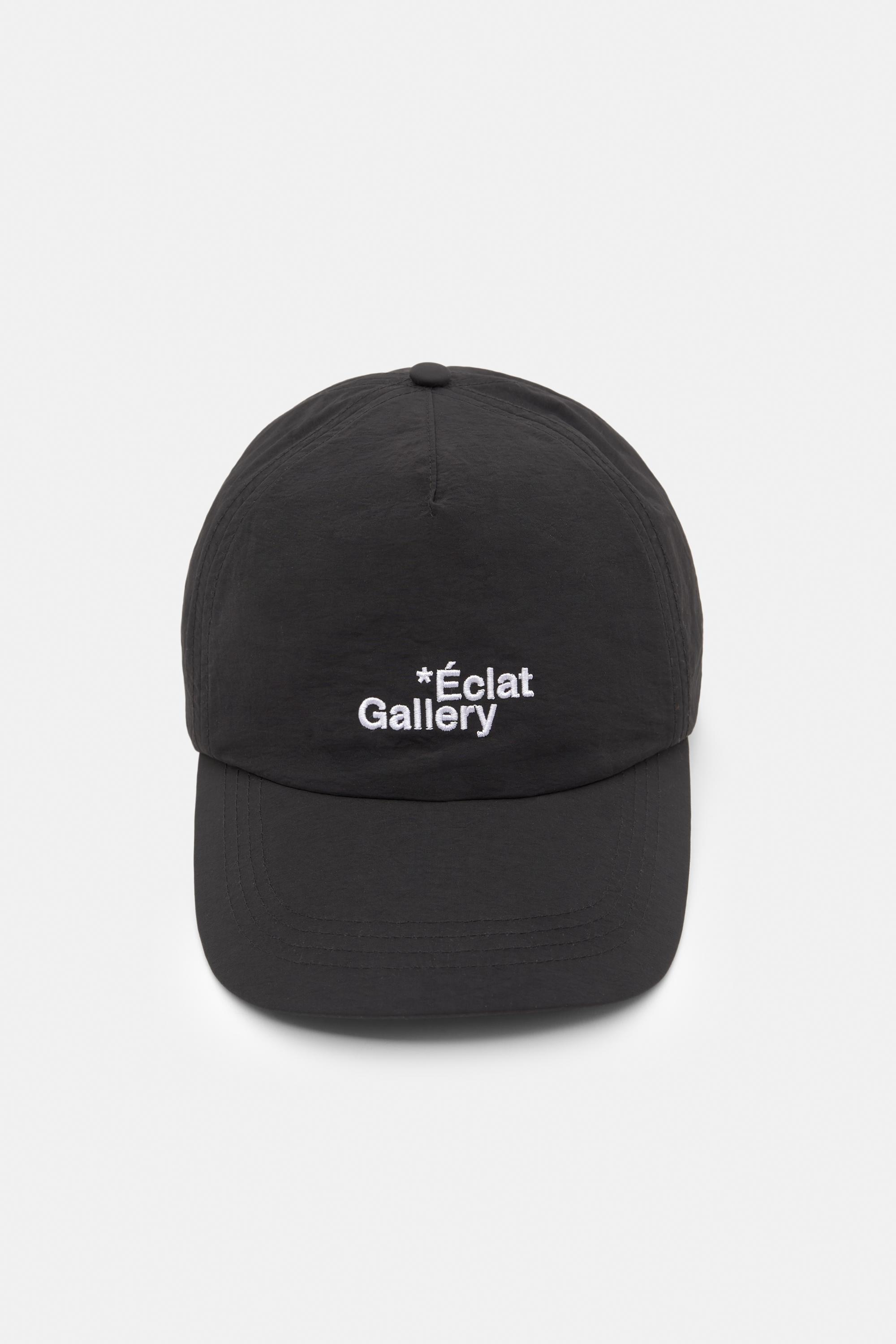 Cappellino Nero Tecnico Con Scritta