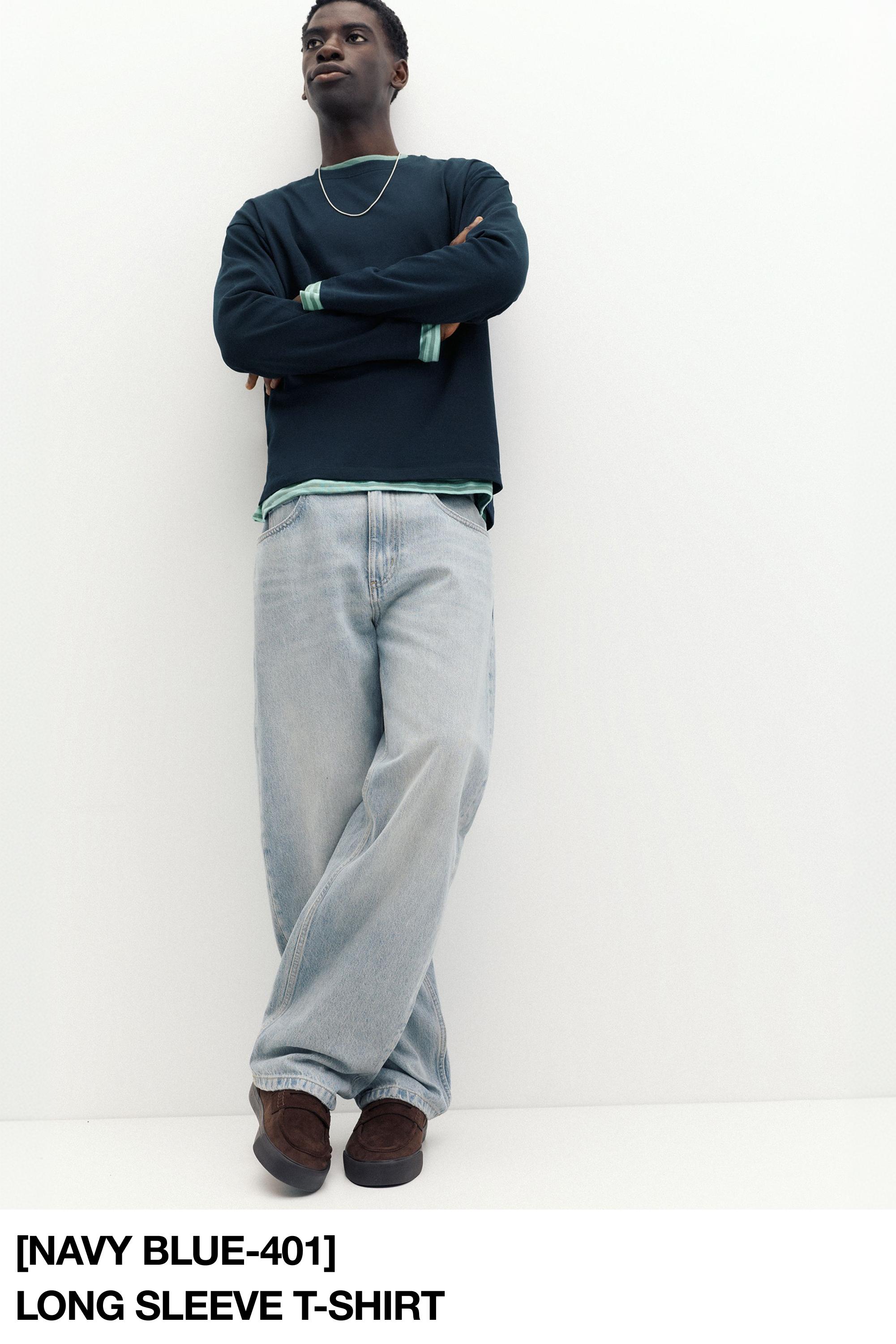 Heavy weight relaxed fit T-shirt — Navy