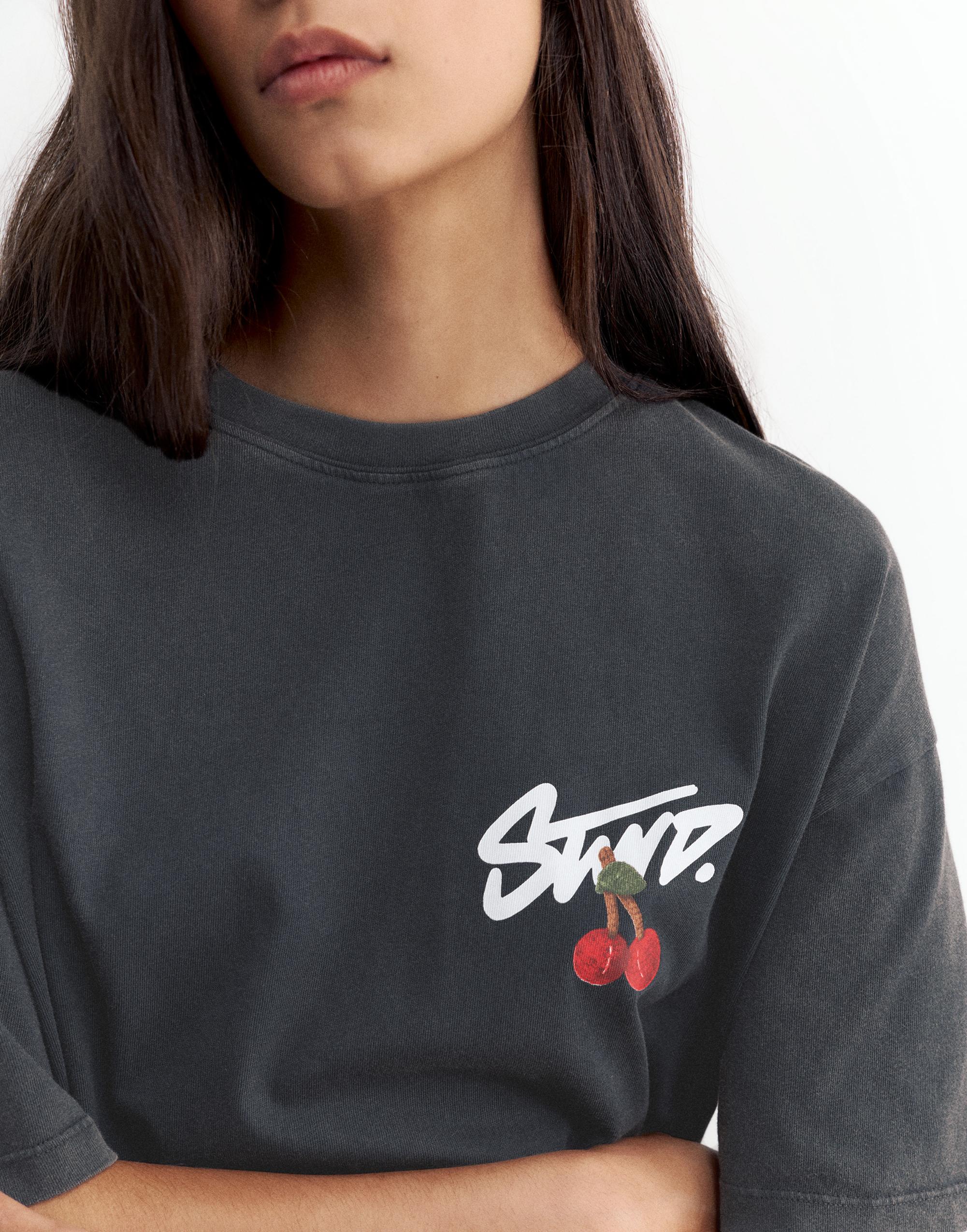 STWD graphic T-shirt — Grey