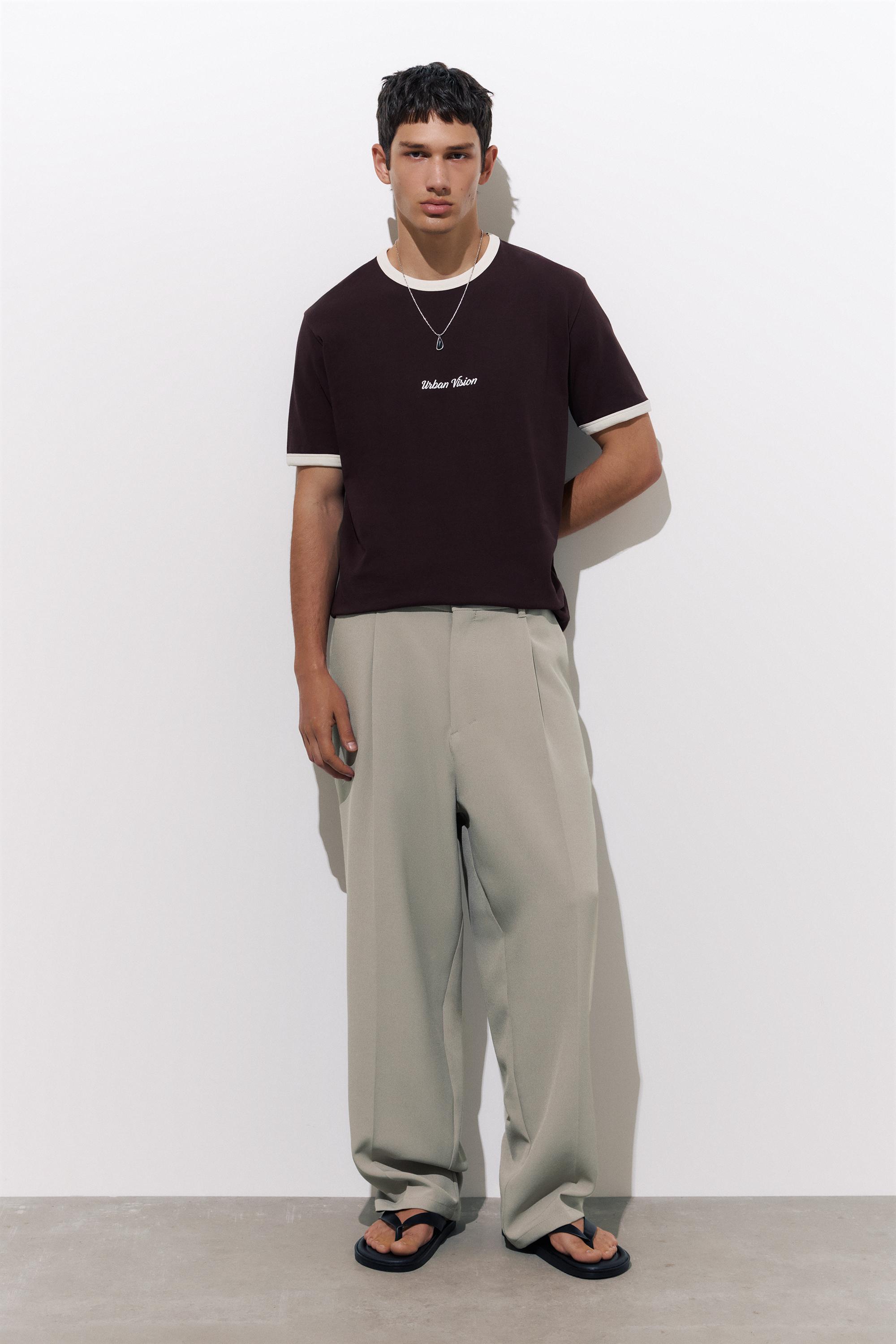Tailored trousers — Taupe