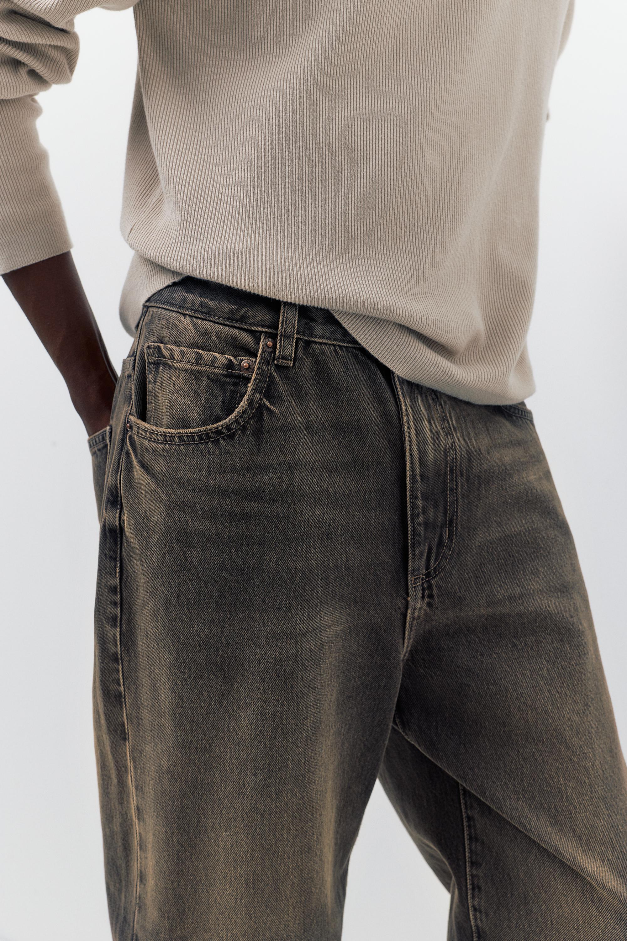 Baggy jeans — Black/Gold