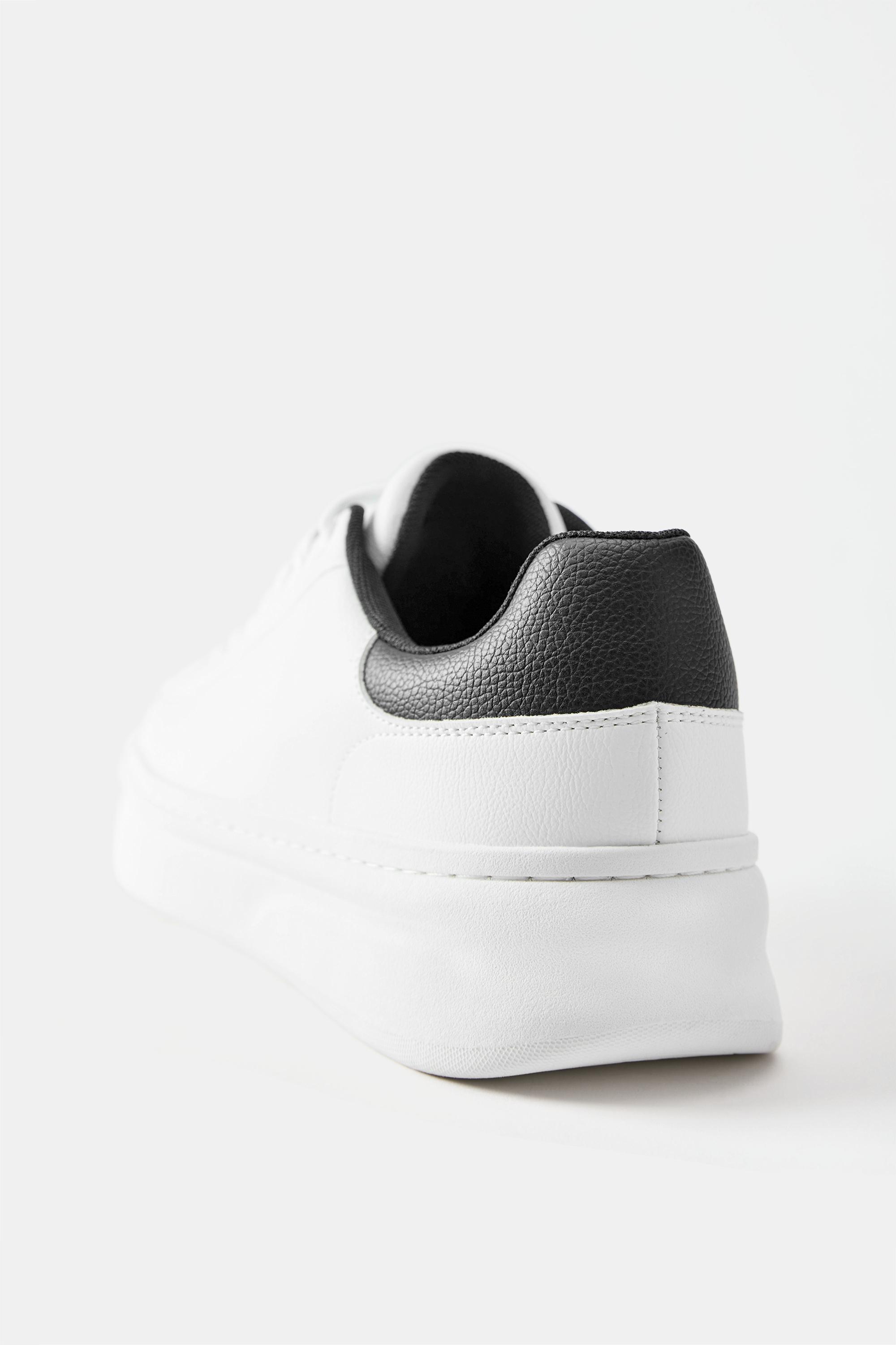 Chunky sole trainers — White