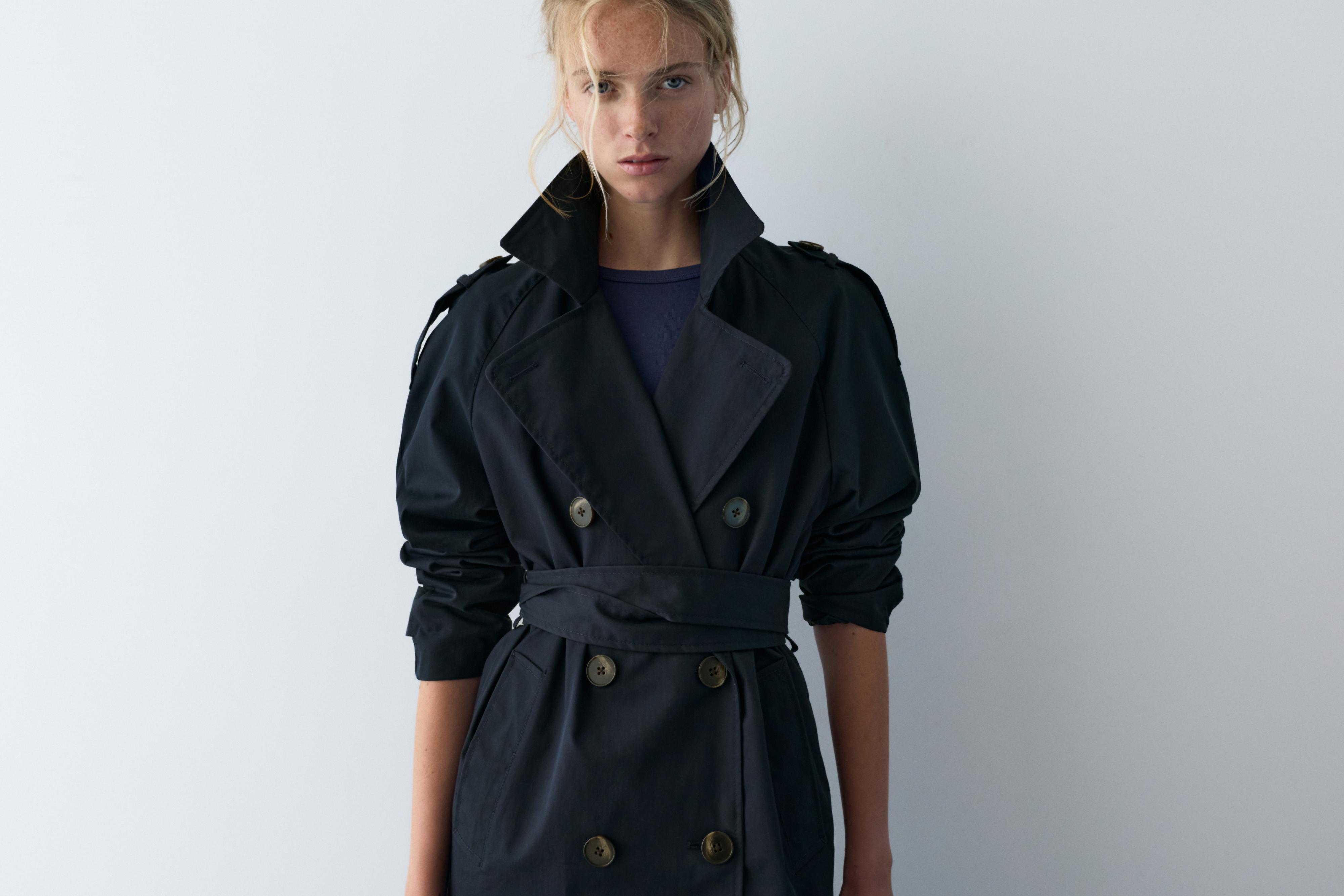 Kemerli uzun trençkot - Görsel 74