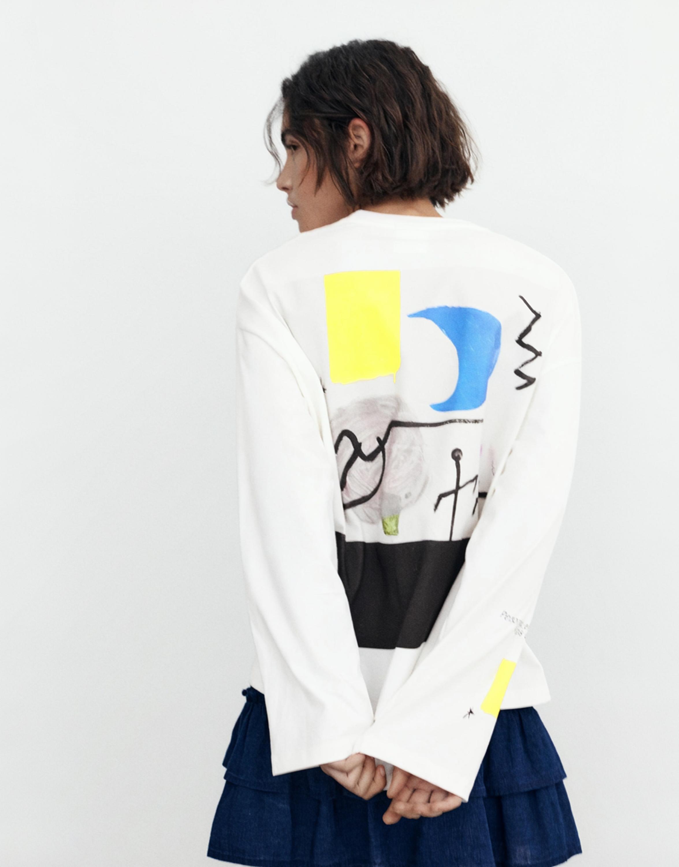 Joan Miró long sleeve T-shirt — White