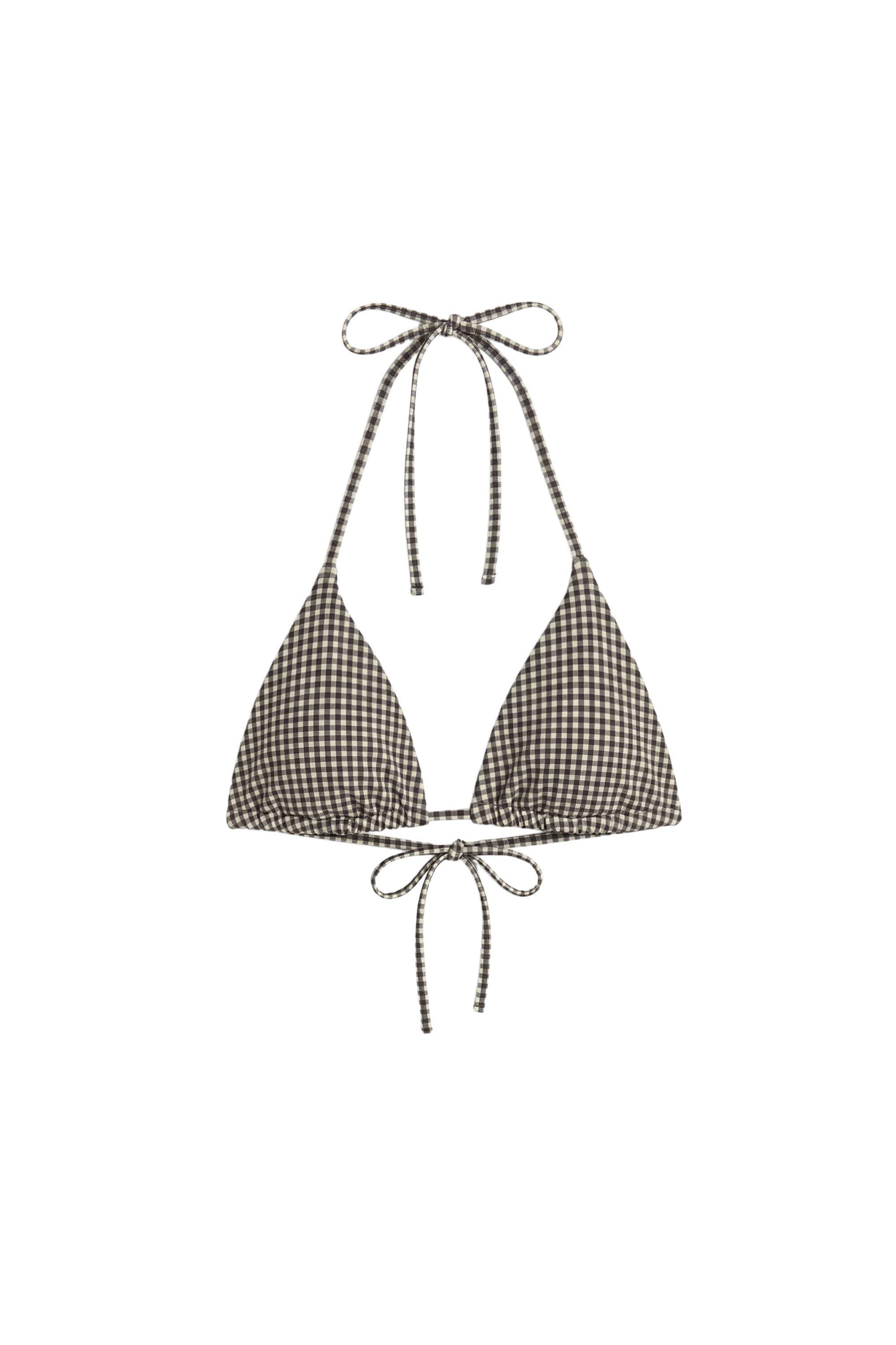 Pötikareli bikini üstü - Görsel 8