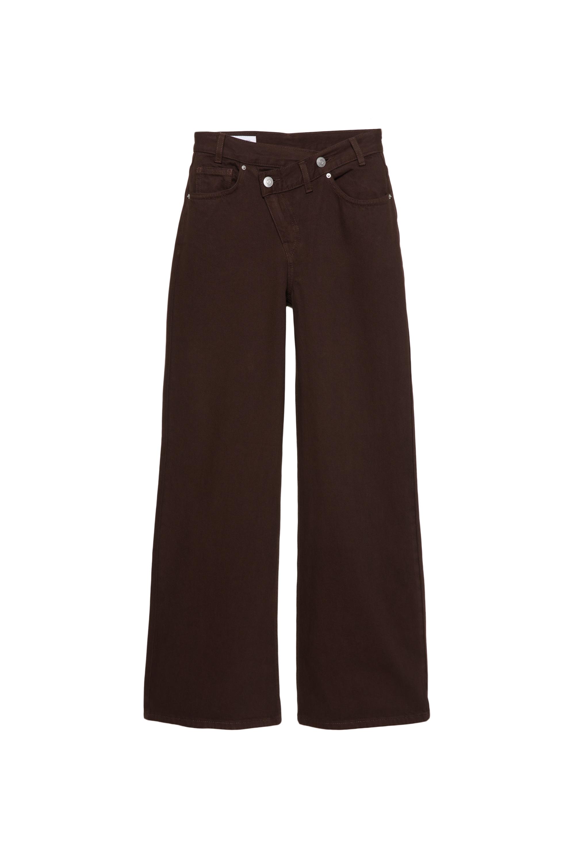 Çapraz kemerli geniş paça jean - Görsel 75