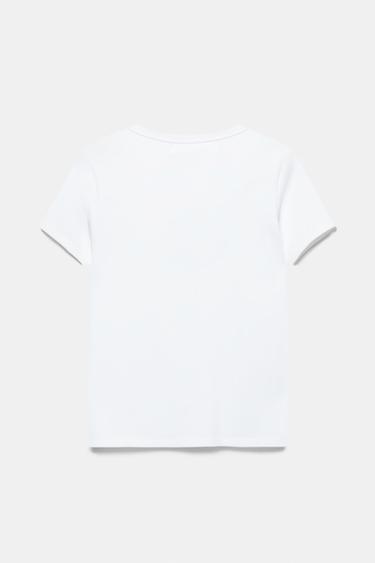 Fitted short sleeve T-shirt — White 6