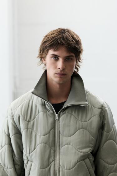 Lightweight puffer jacket — Water green 3