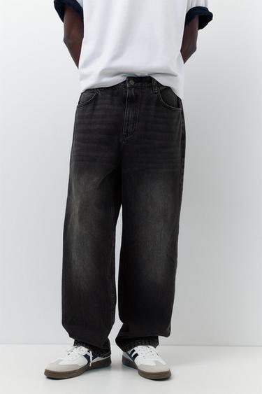 Baggy jeans — Faded black 4