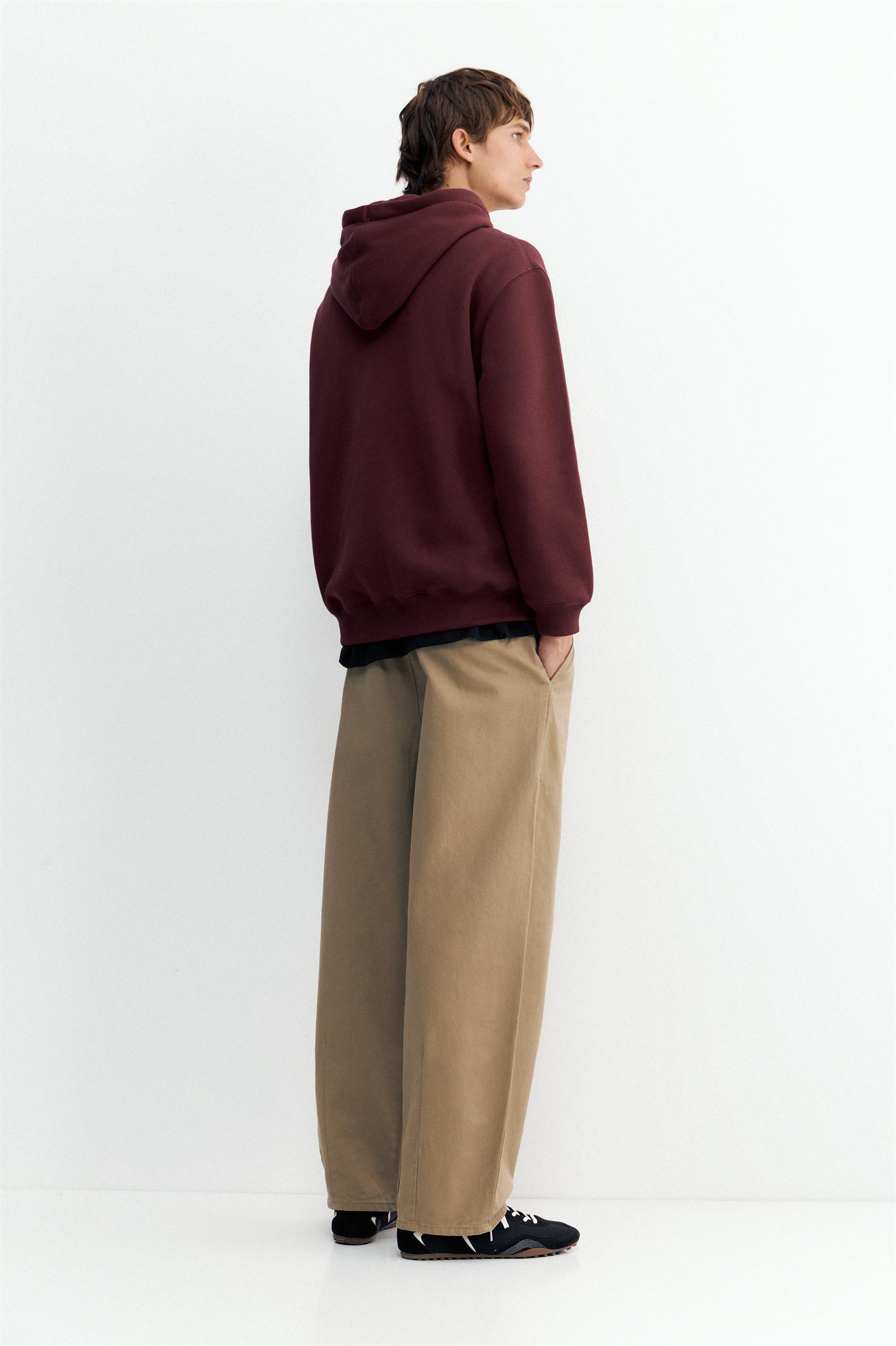 Basic hoodie — Burgundy