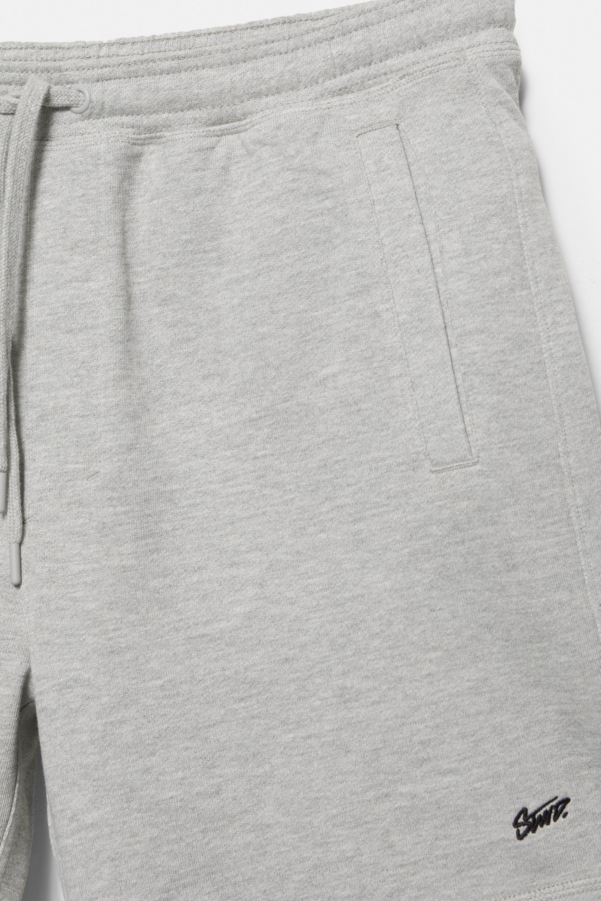 STWD jogger Bermuda shorts — Grey marl