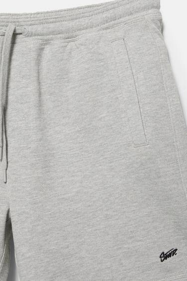 STWD jogger Bermuda shorts — Grey marl 8