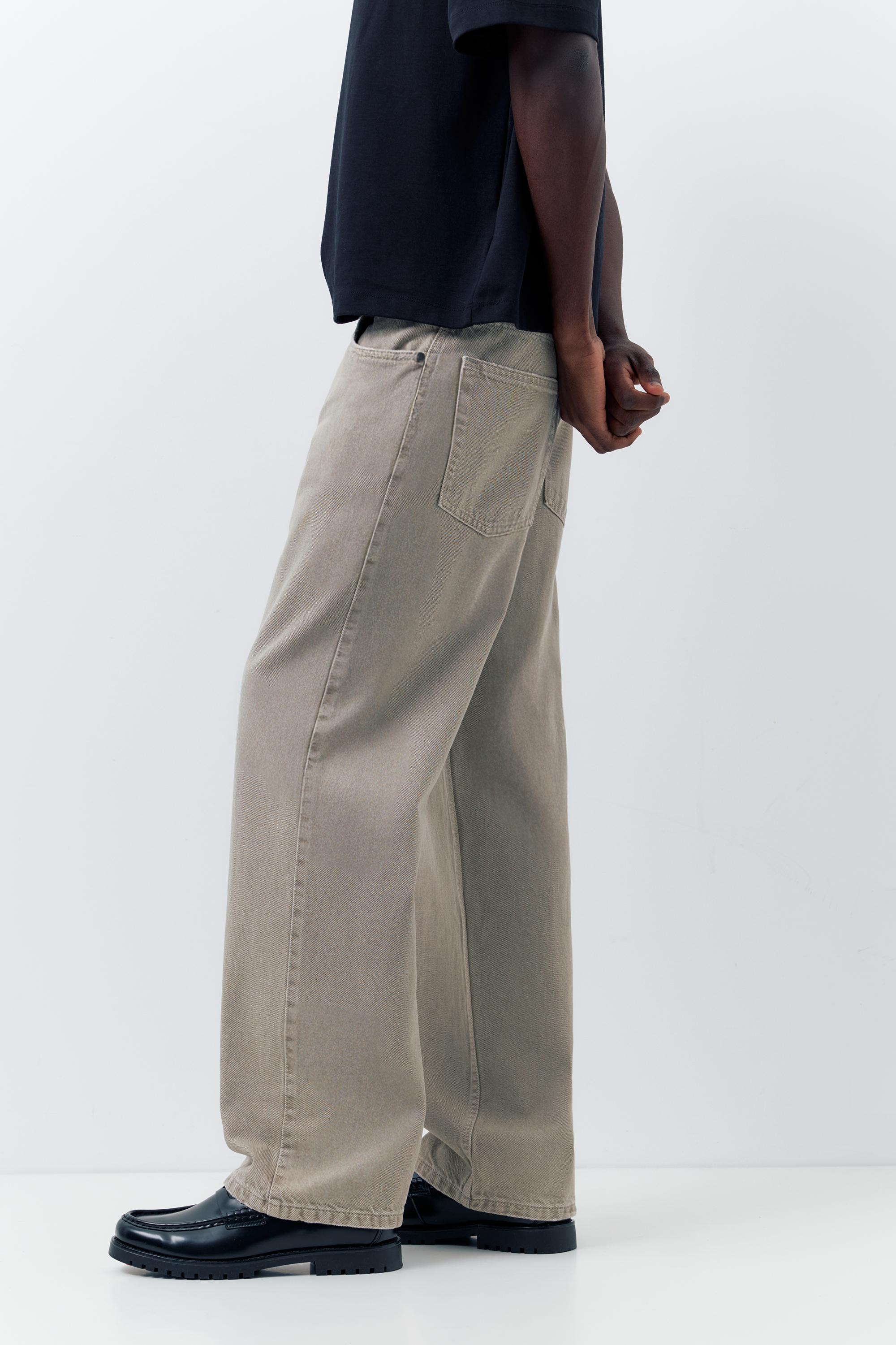 Regular straight-leg jeans — Pale grey