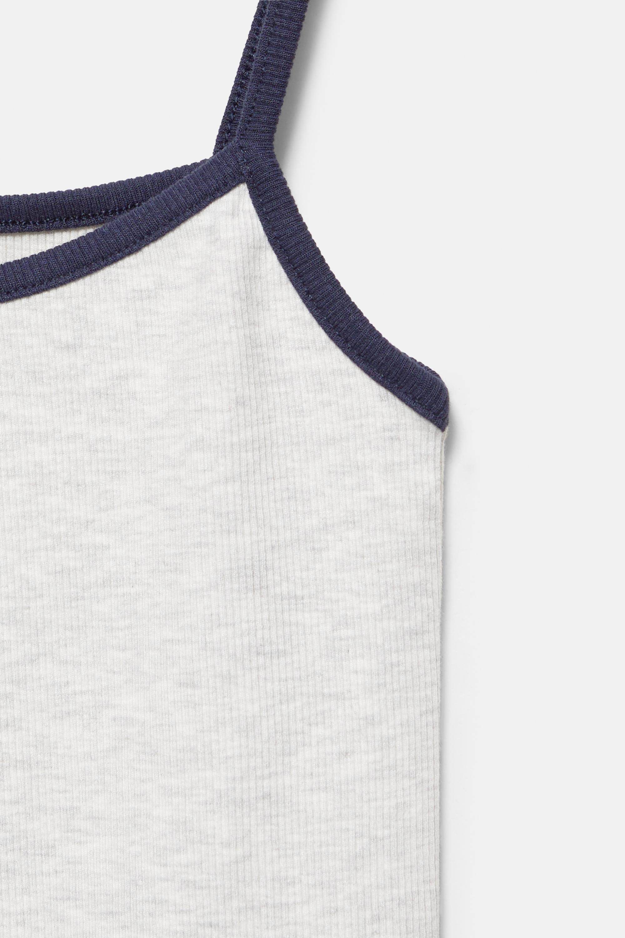 STWD fine strap top — Grey