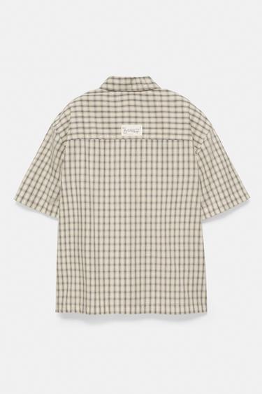 Short sleeve check shirt — Vanilla 7