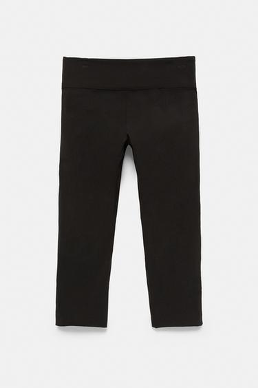 Wide-waist capris — Black 7