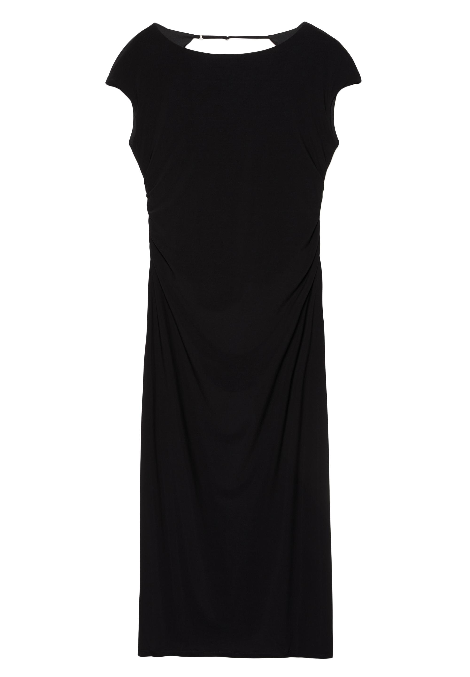 Open back midi dress — Black