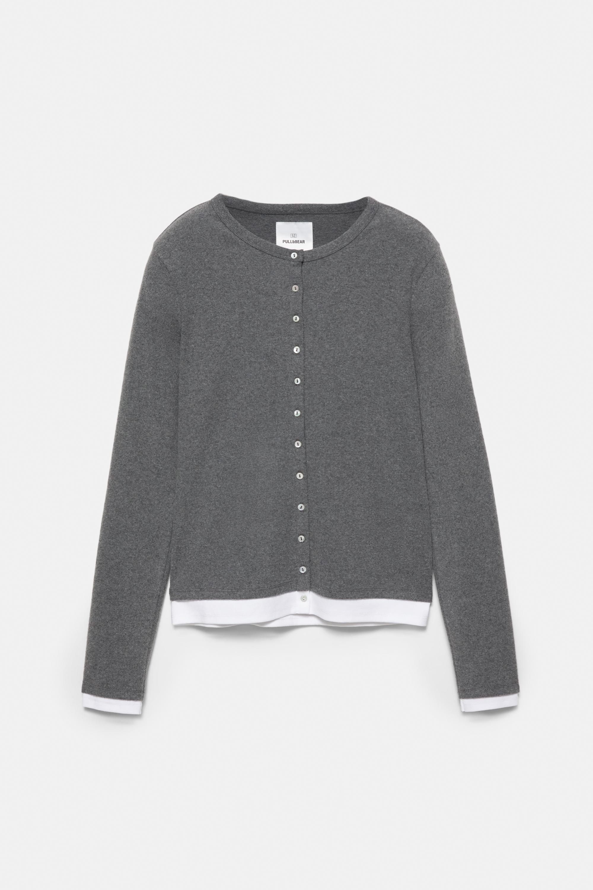 Soft touch düğmeli ceket - Görsel 5