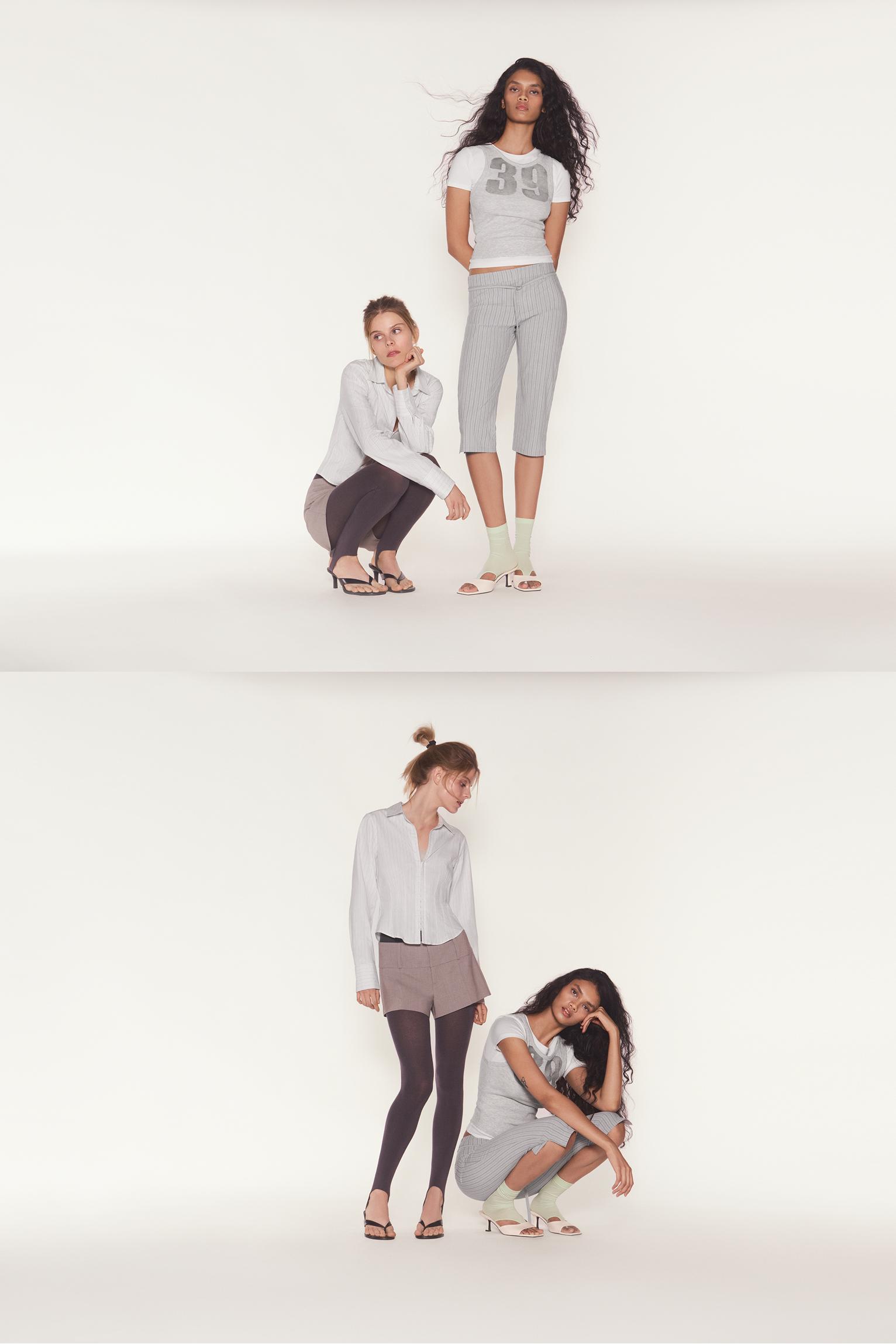 Striped capris — Striped