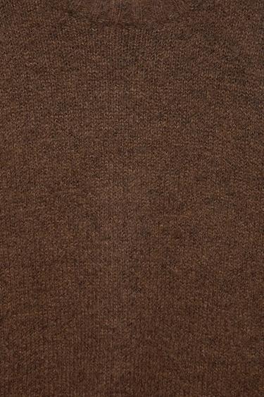 Basic knit jumper — Brown 8