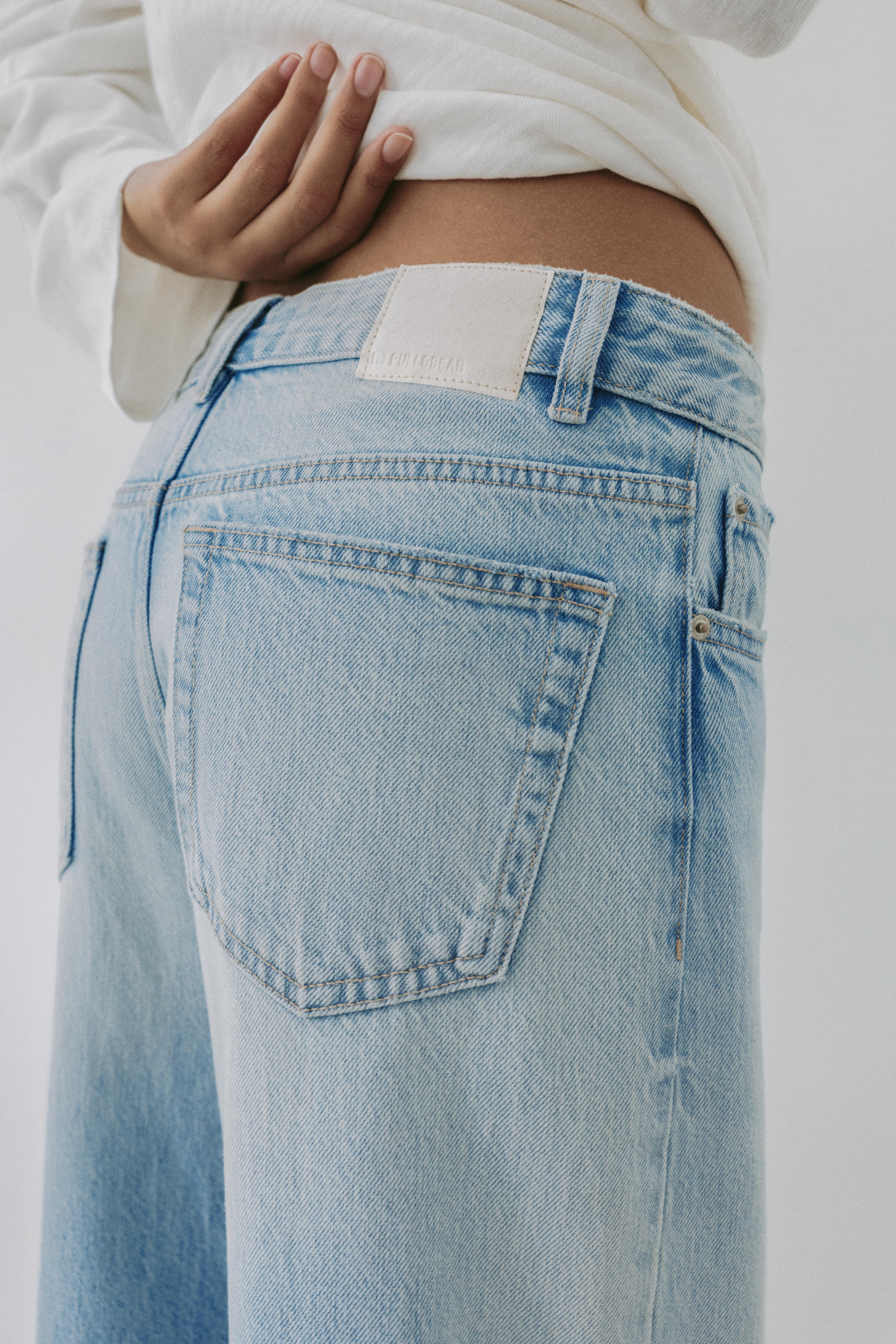 Oversize baggy jeans — Sky blue