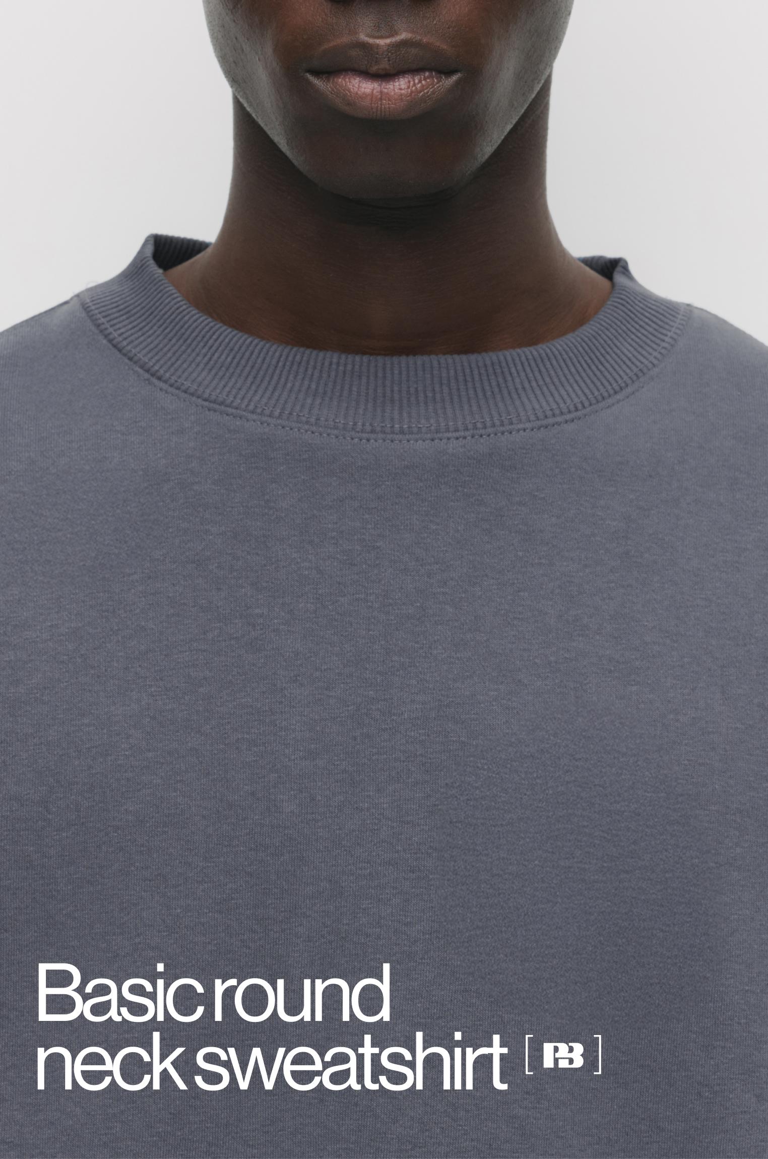 Basic bisiklet yaka sweatshirt - Görsel 25