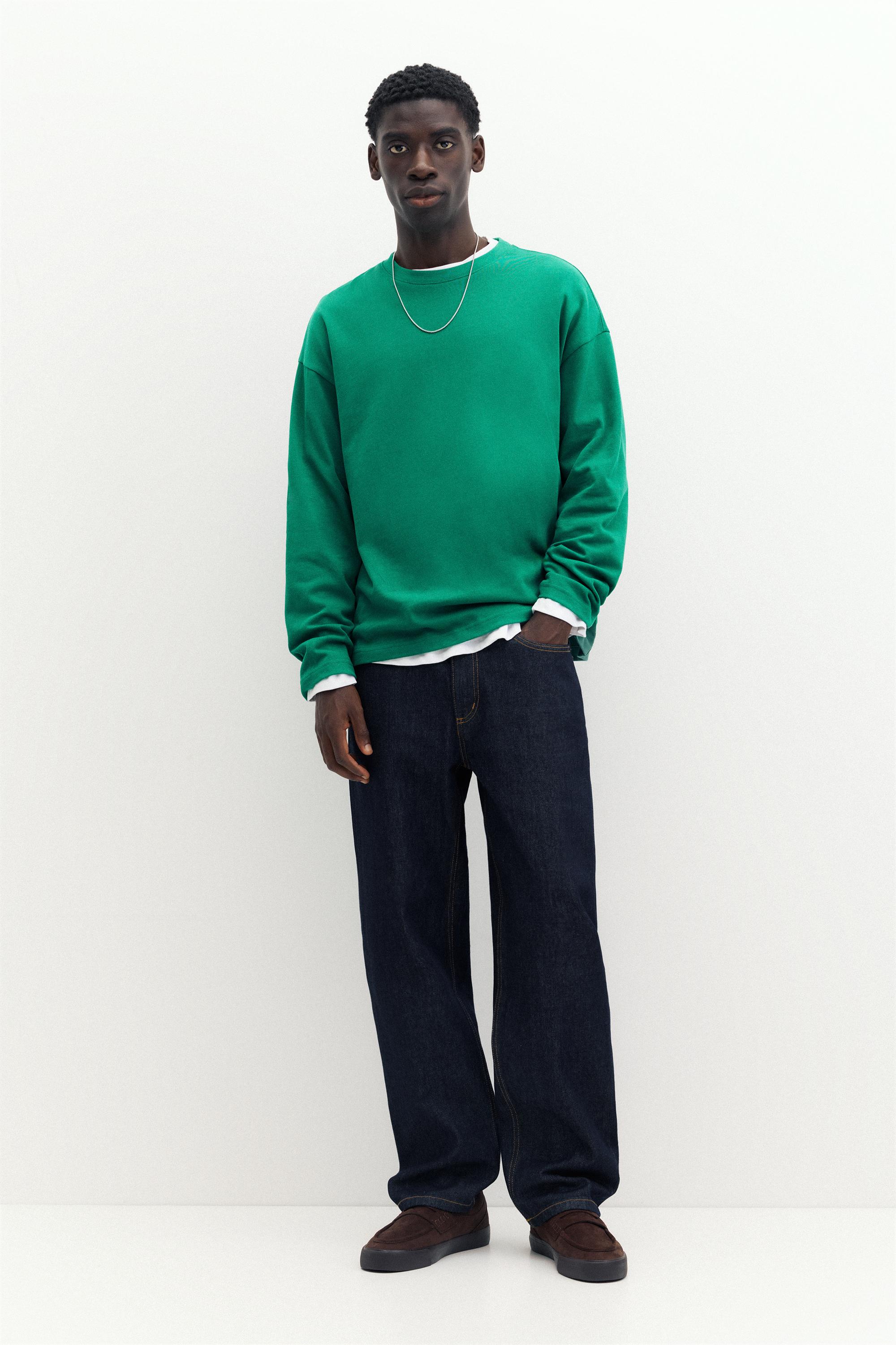 Heavy weight relaxed fit T-shirt — Green
