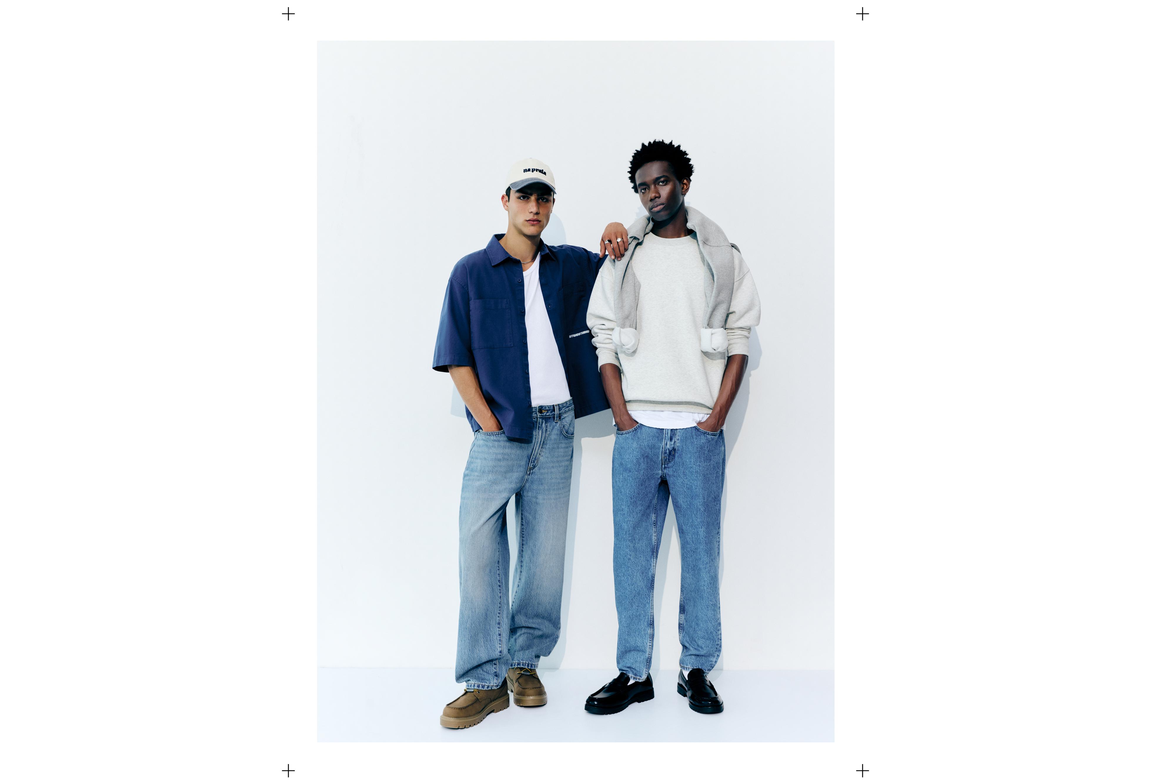 Baggy jeans — Medium blue