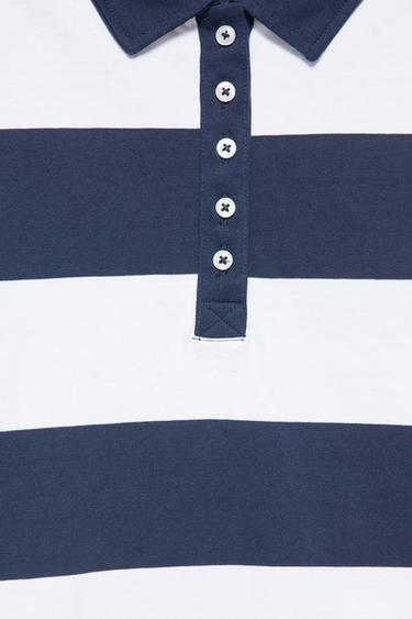 Long sleeve polo shirt — Striped 7