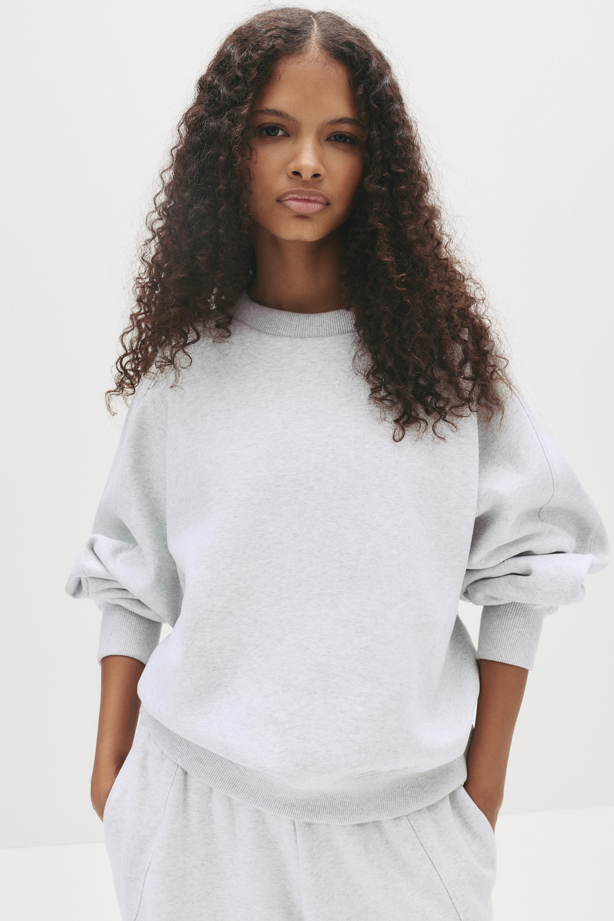 Oversize sweatshirt with seams - pull&bear