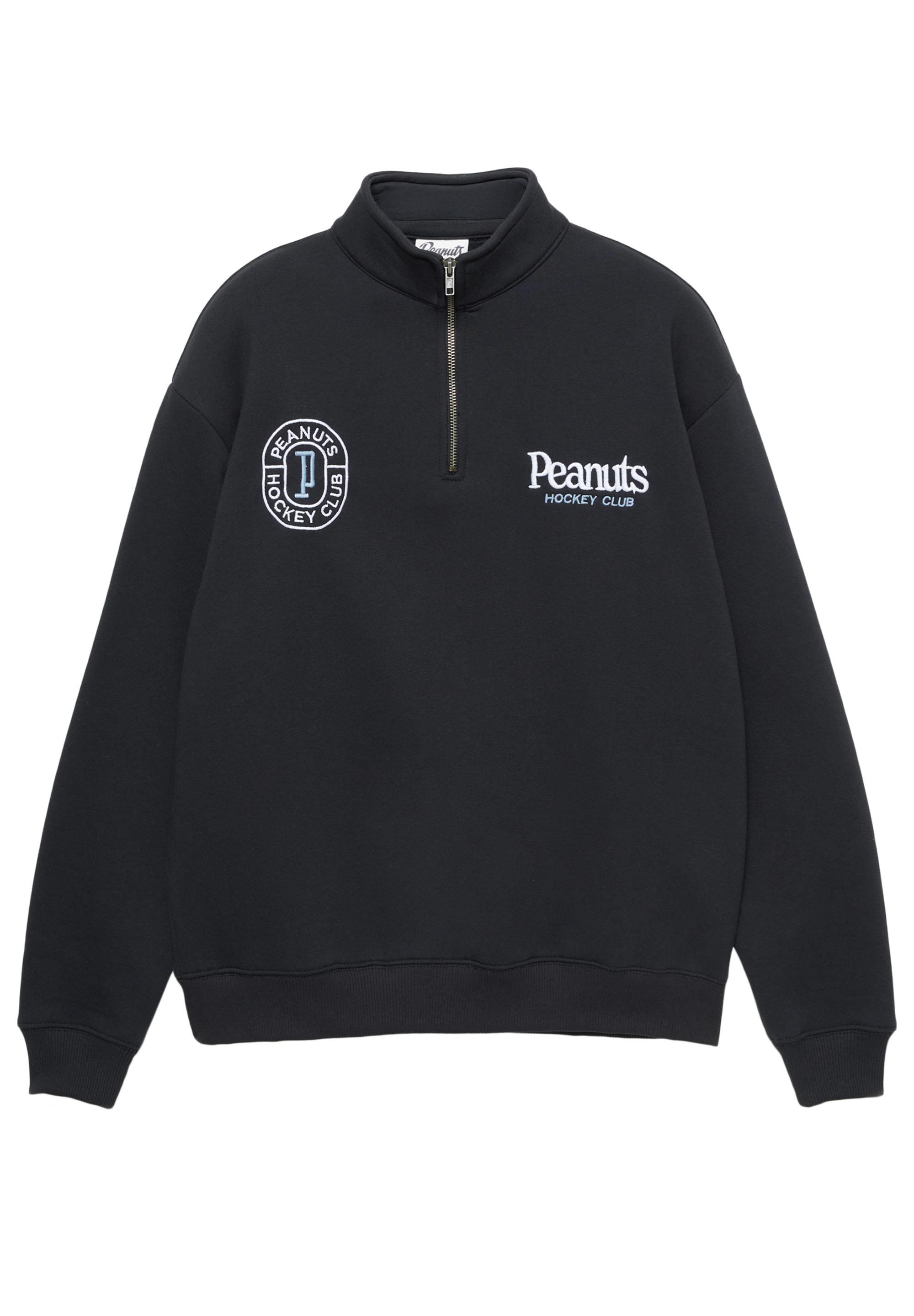 Fermuarlı dik yaka Peanuts sweatshirt - Görsel 2