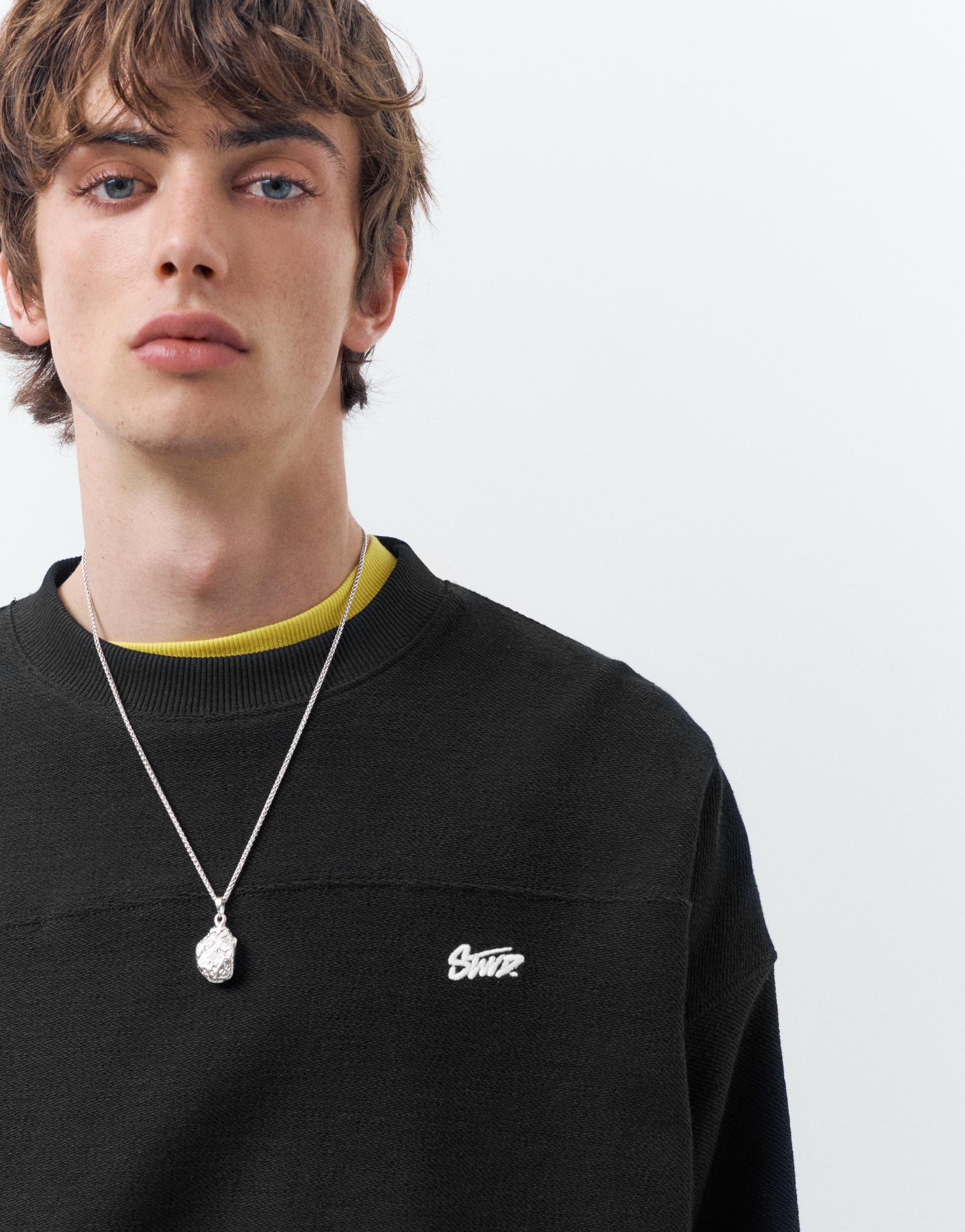 STWD Round Neck Sweatshirt — Black