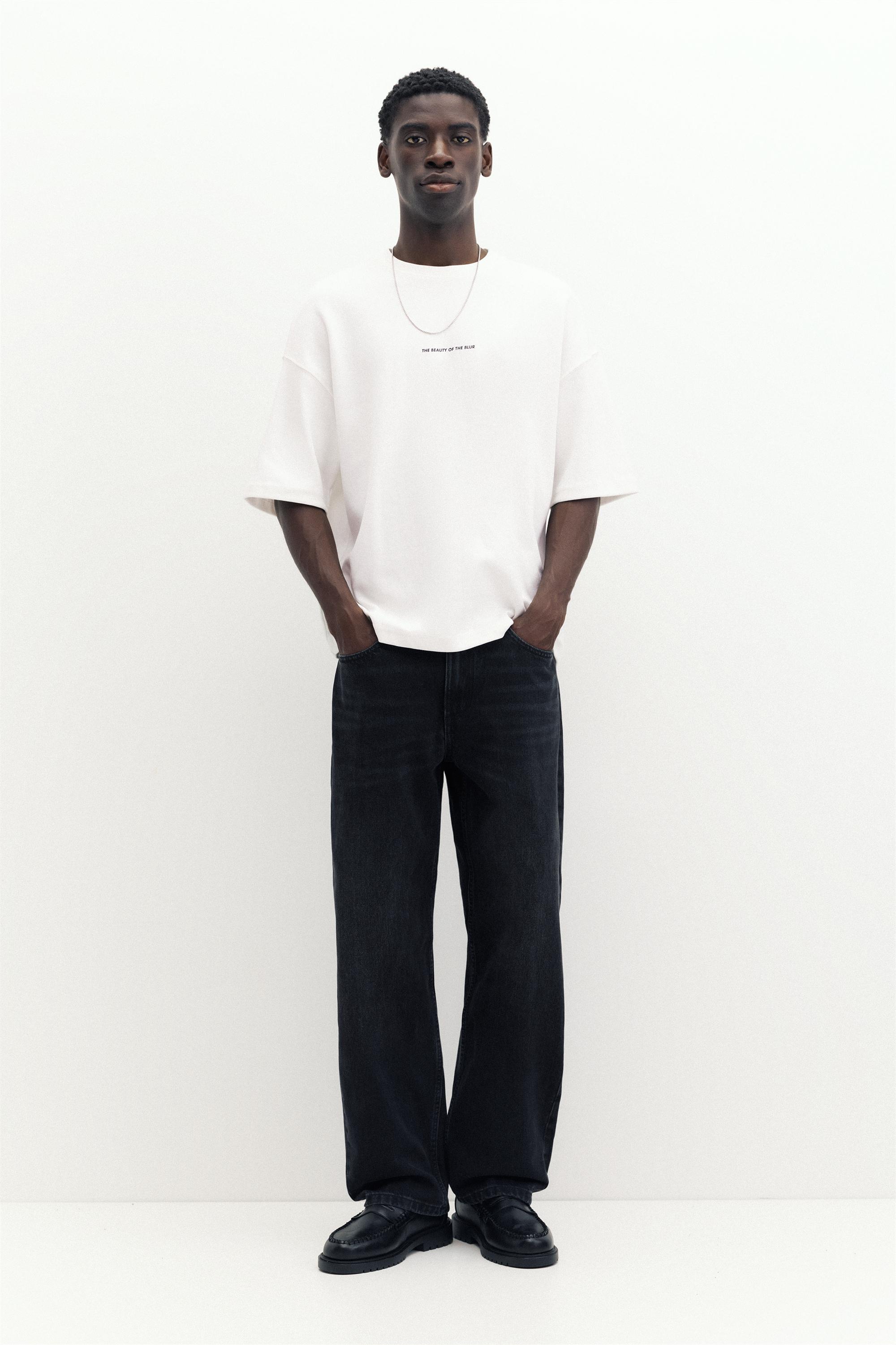 Interlock photographic T-shirt — Off white