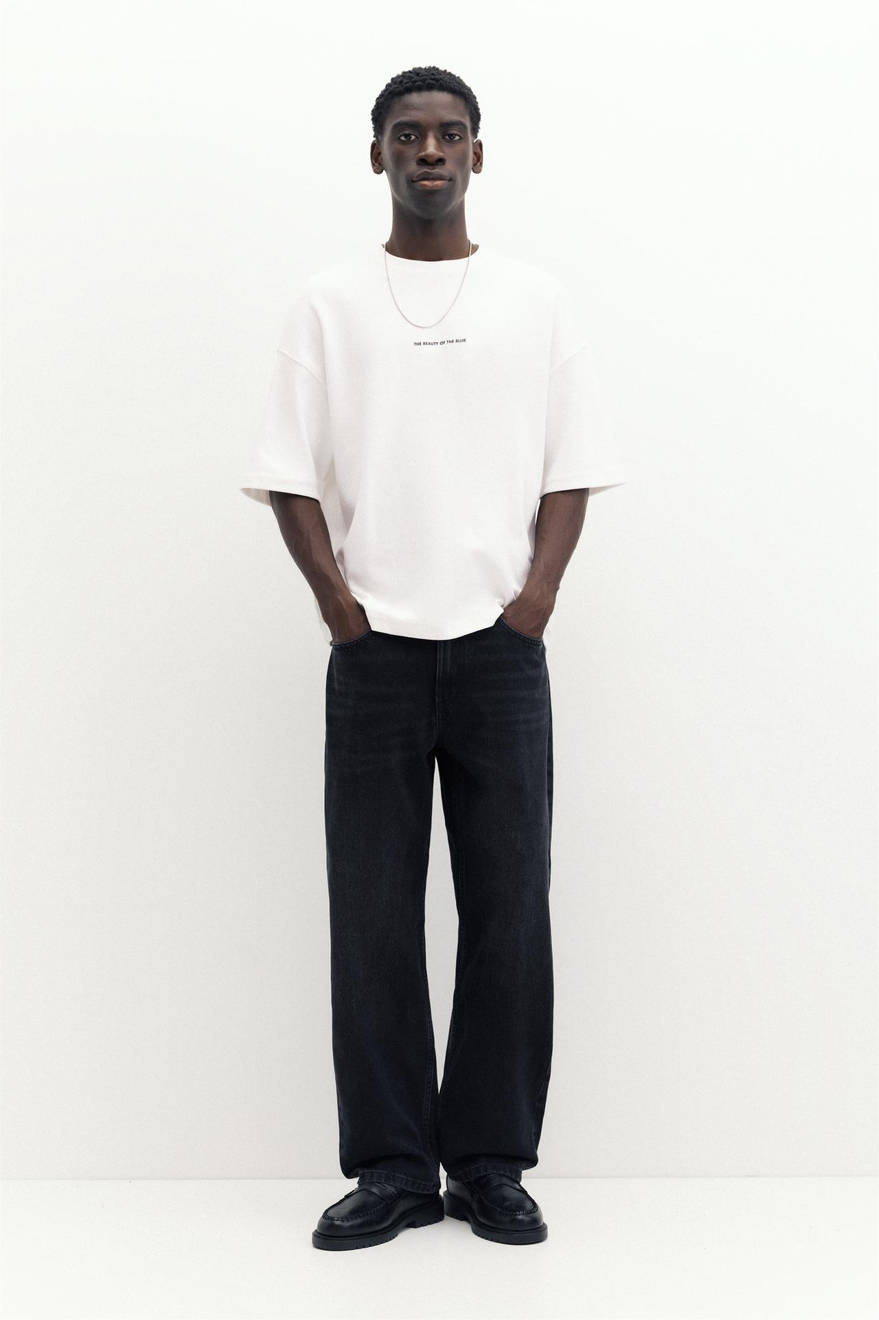 Interlock photographic T-shirt — Off white