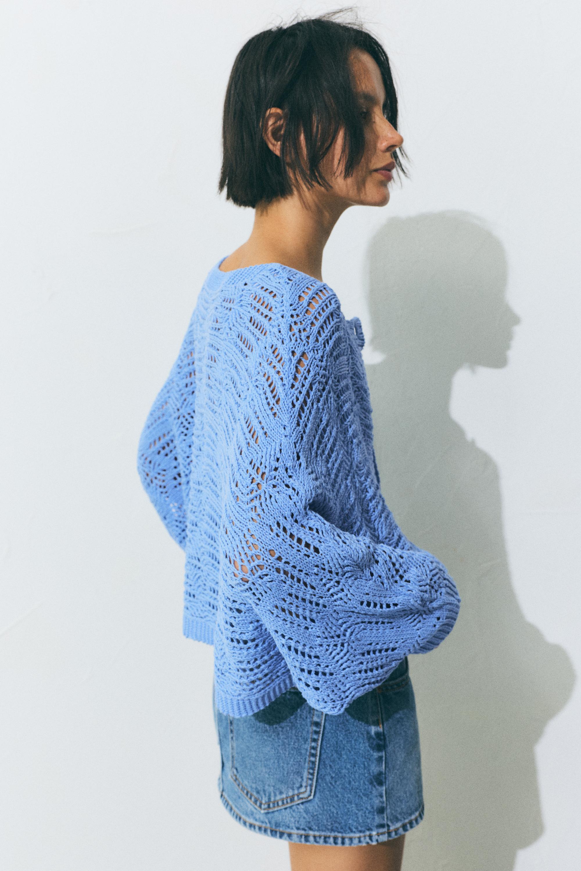 Ajurlu hırka - Görsel 6