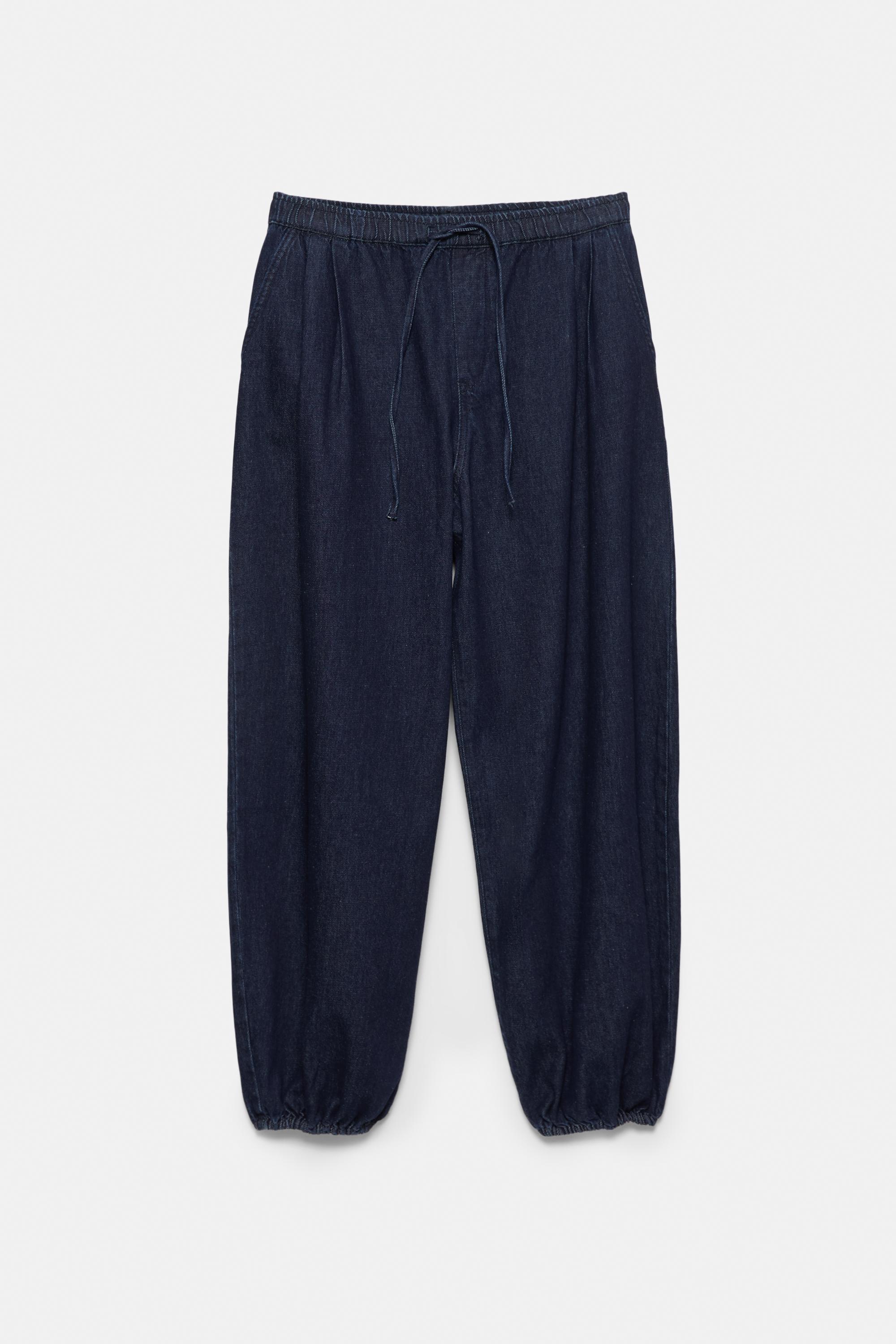 Sarouel trousers jeans — Navy