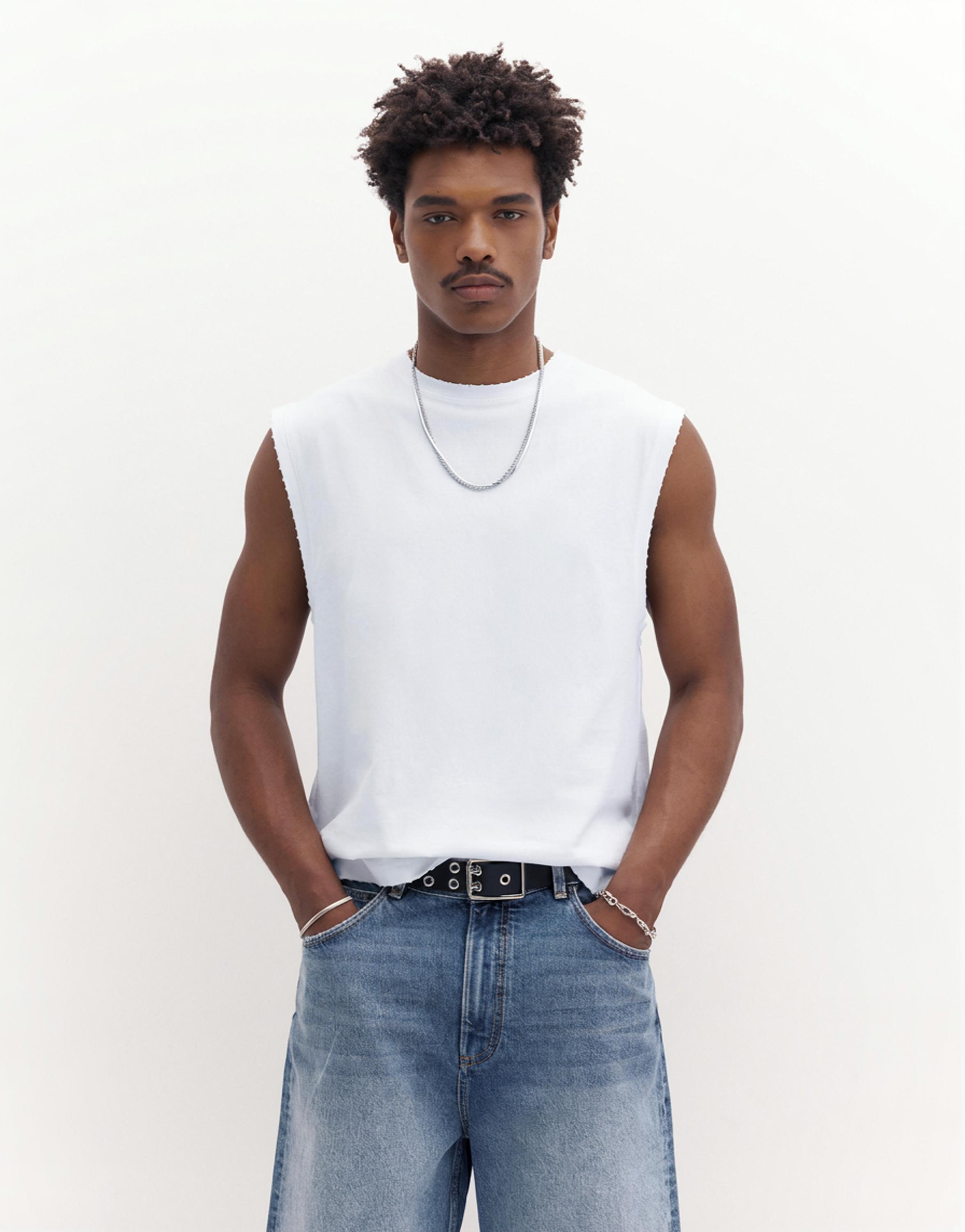 Pull&Bear Askılı tişört görsel 4
