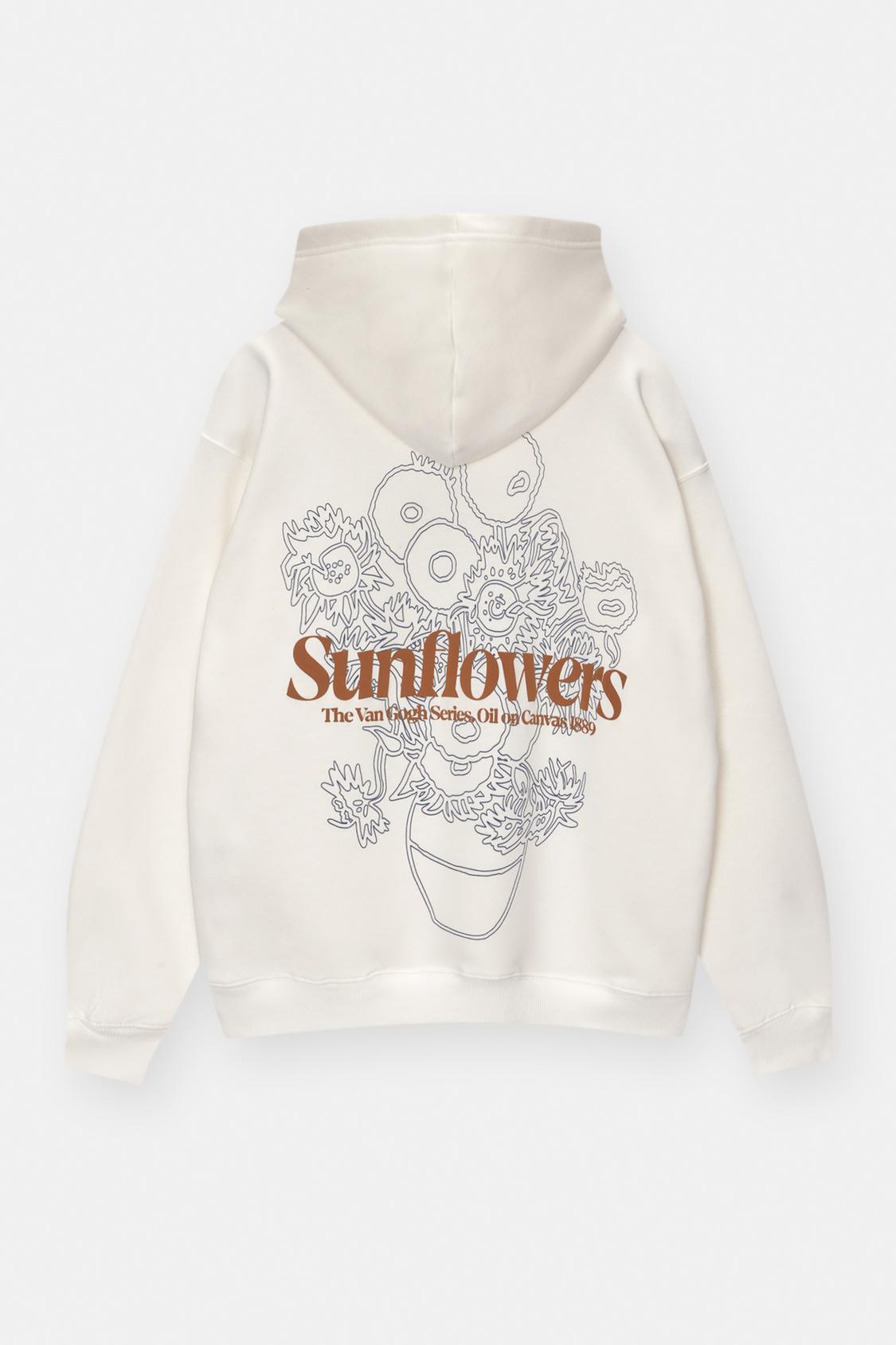 Sweat à capuche Van Gogh pull&bear