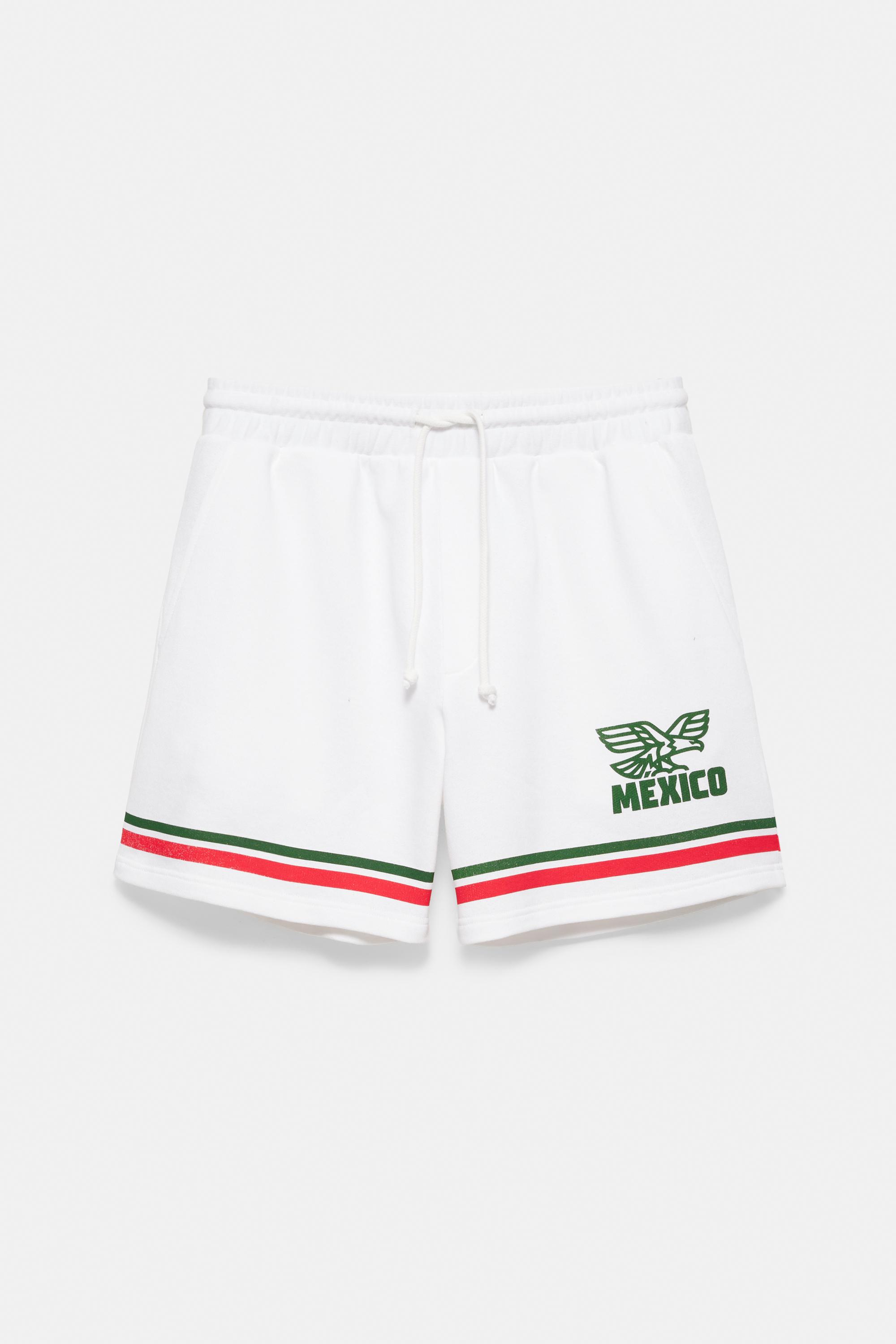 Mexico FIFA World Cup Bermuda shorts — Off white