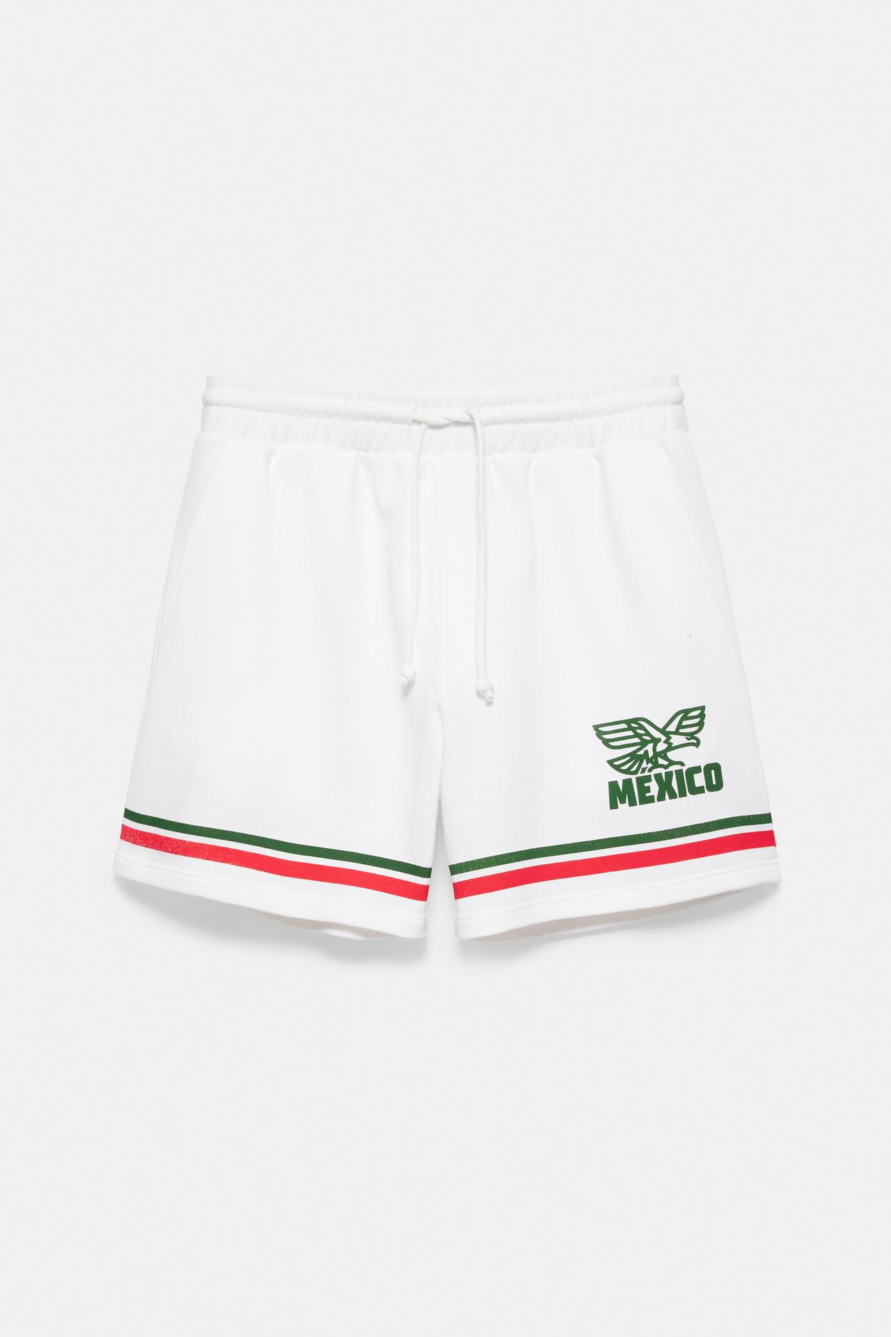 Mexico FIFA World Cup Bermuda shorts — Off white